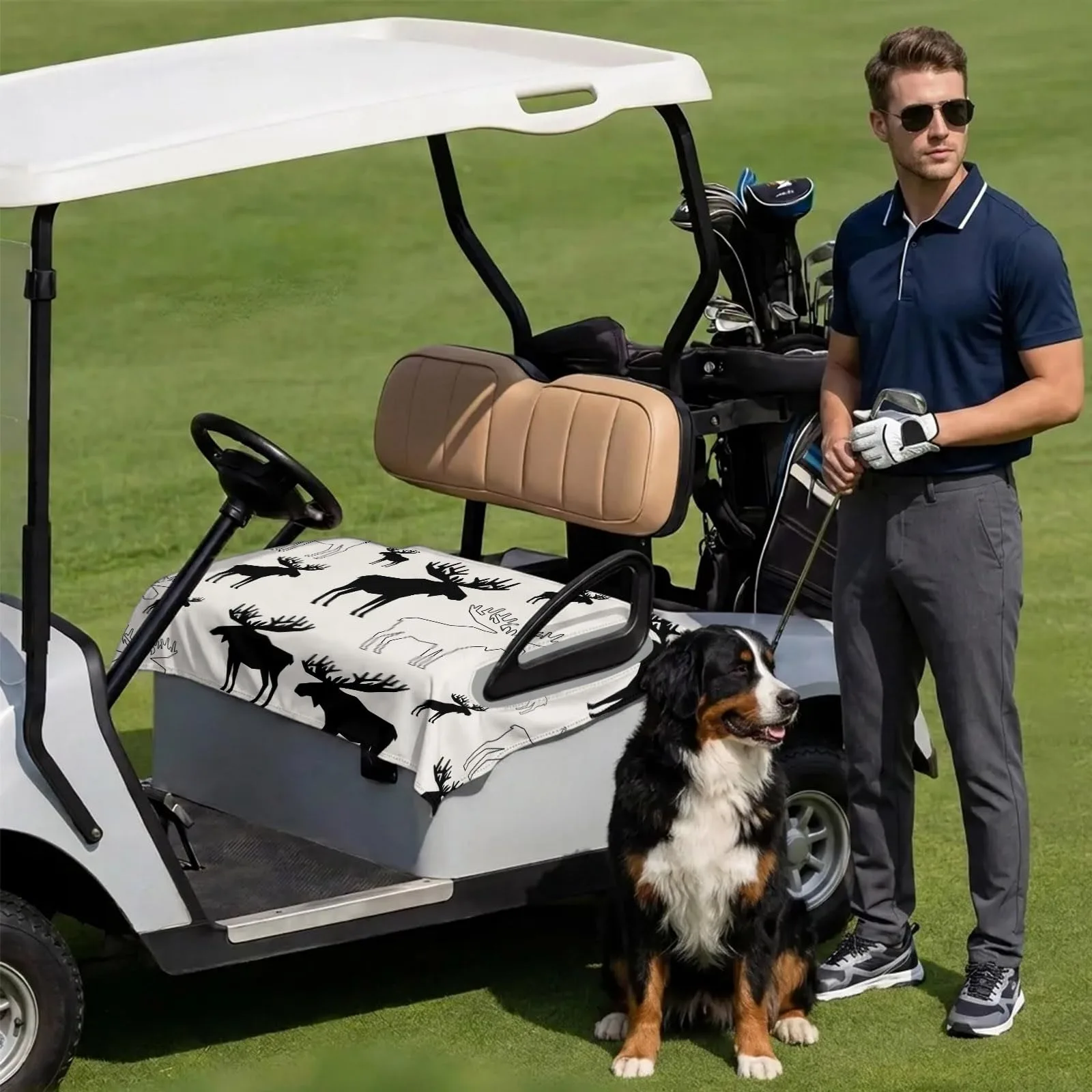 DecorLovee Golf Cart Seat Cover 51 x 31 in image 3