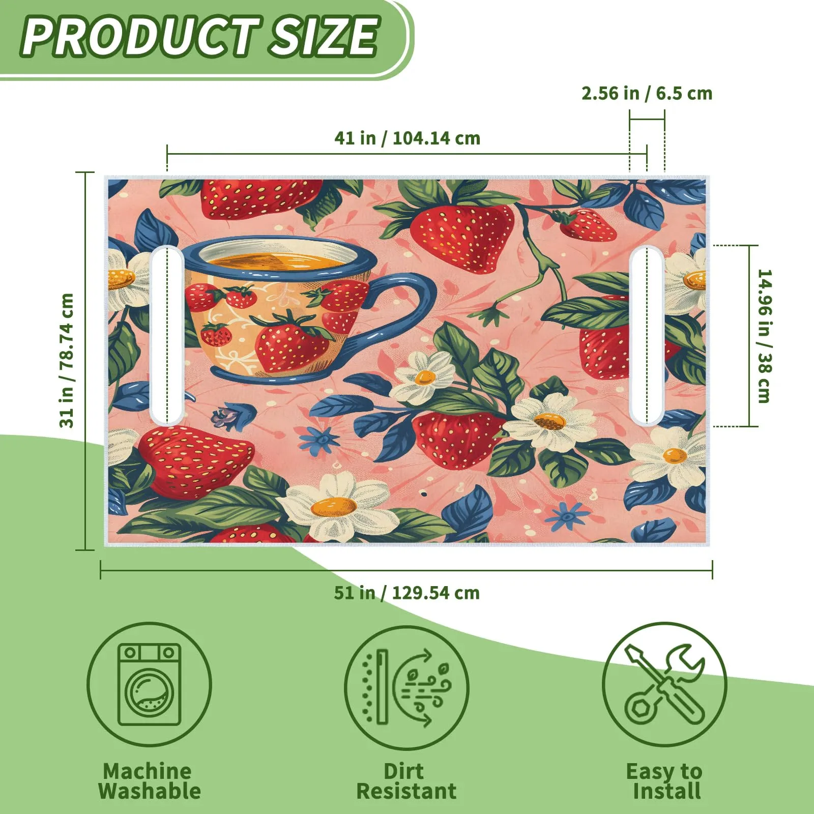 Tiveruda Golf Cart Seat Cover for Double Seats image 2
