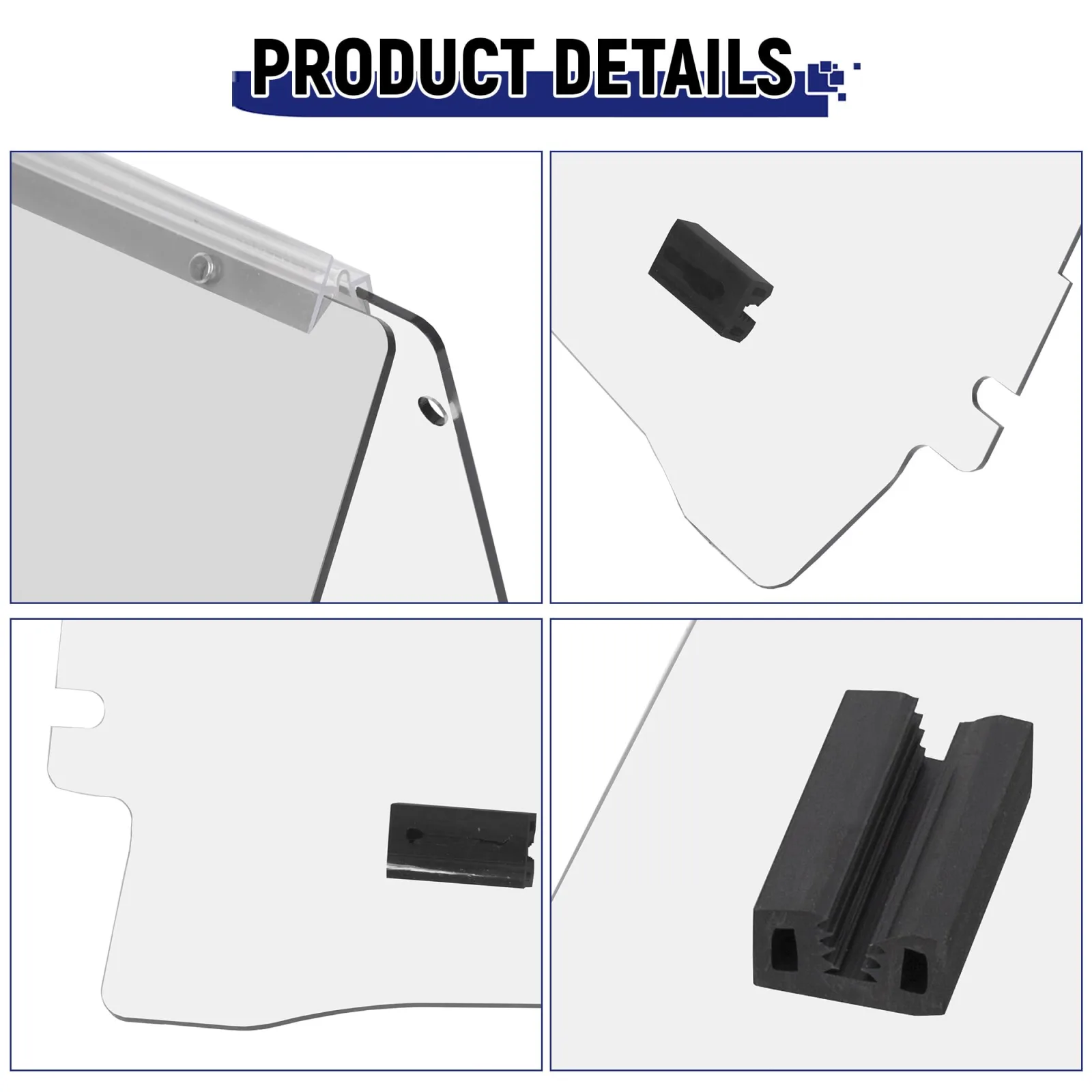 HECASA MO-1423 Folding Windshield for E-Z-GO TXT image 3