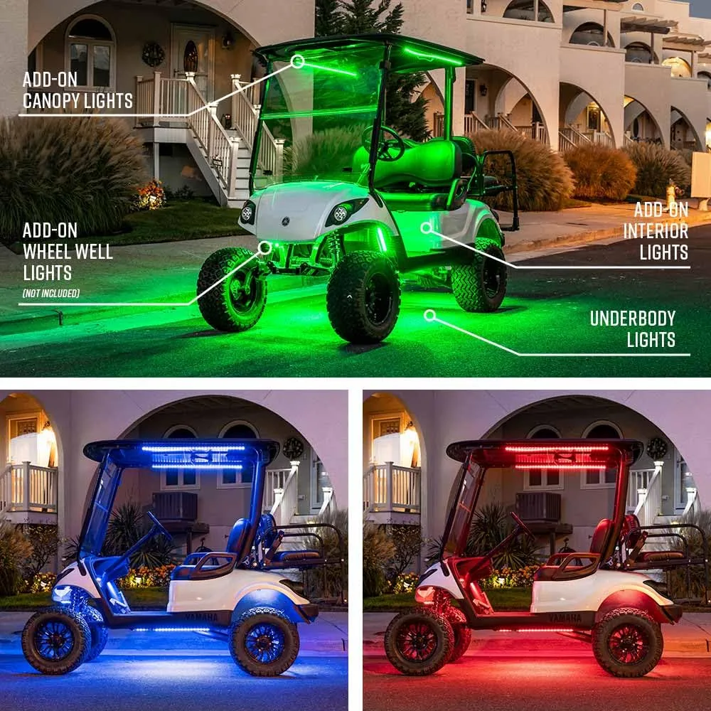 LEDGlow Golf Cart Canopy & Footwell LED Add-On Kit image 3