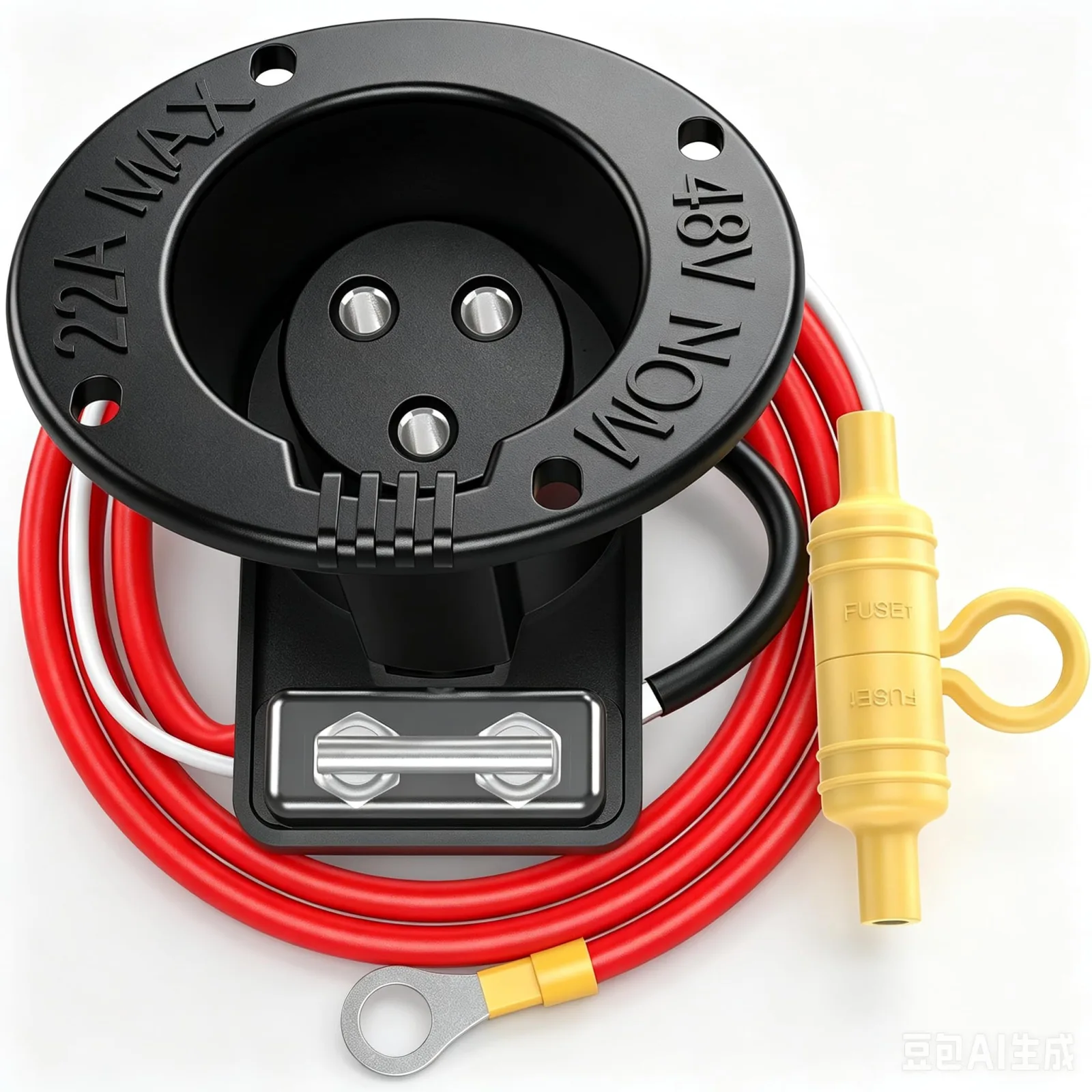 BestAccess 48V Charger Receptacle for Club Car DS image 3