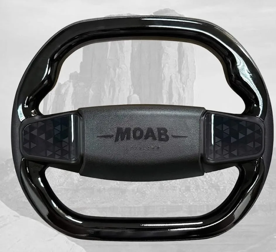 ACED Parts Black Sport Golf Cart Steering Wheel image 2