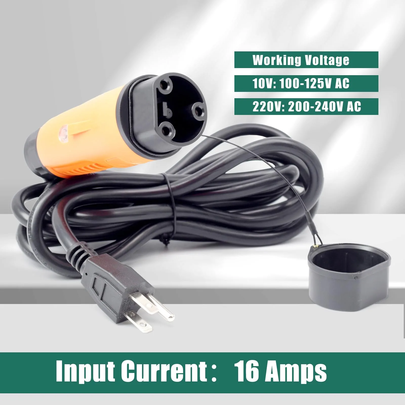 YUXIVCNE 16A Golf Cart Charging Power Cord, 10 ft image 4