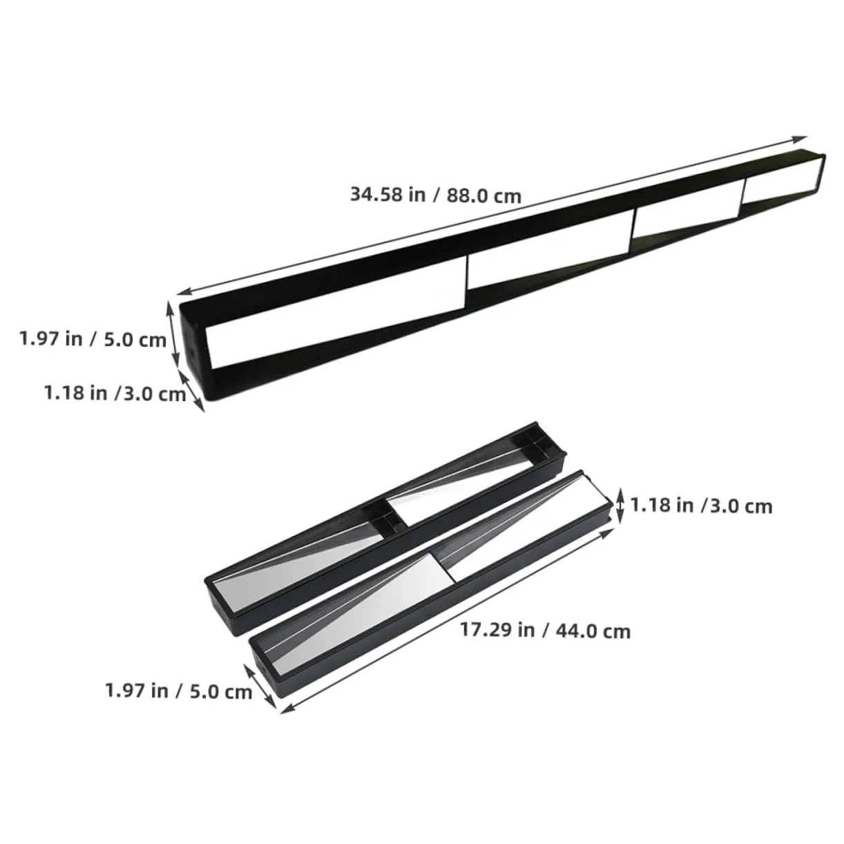 KESYOO Adjustable Wide-Angle Convex Rearview Mirror Pair - A34VQVB23E16JMA4W image 2