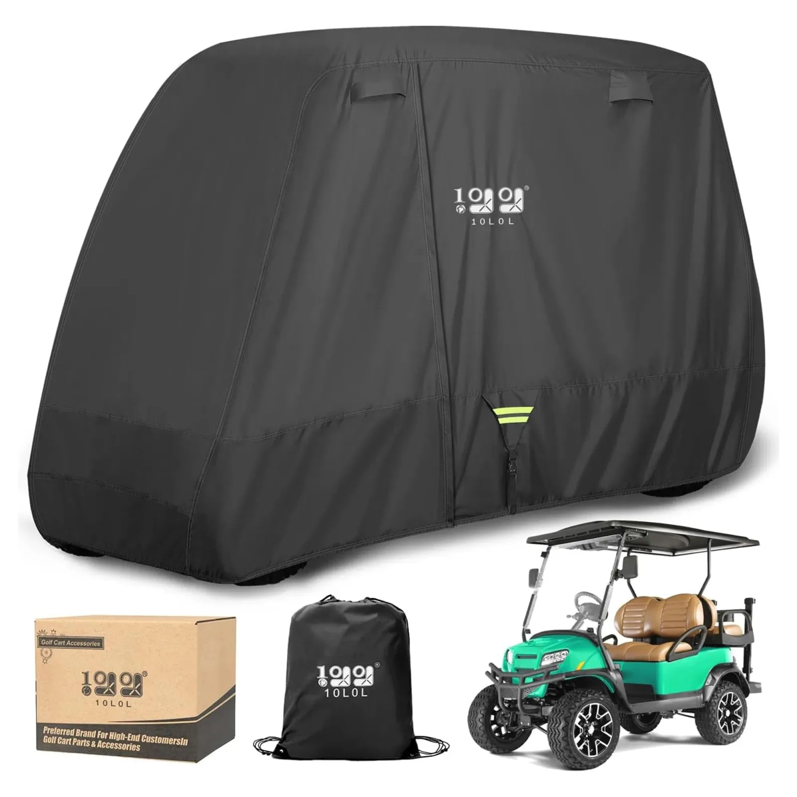 10L0L 650D Golf Cart Cover for EZGO, Club Car & Yamaha