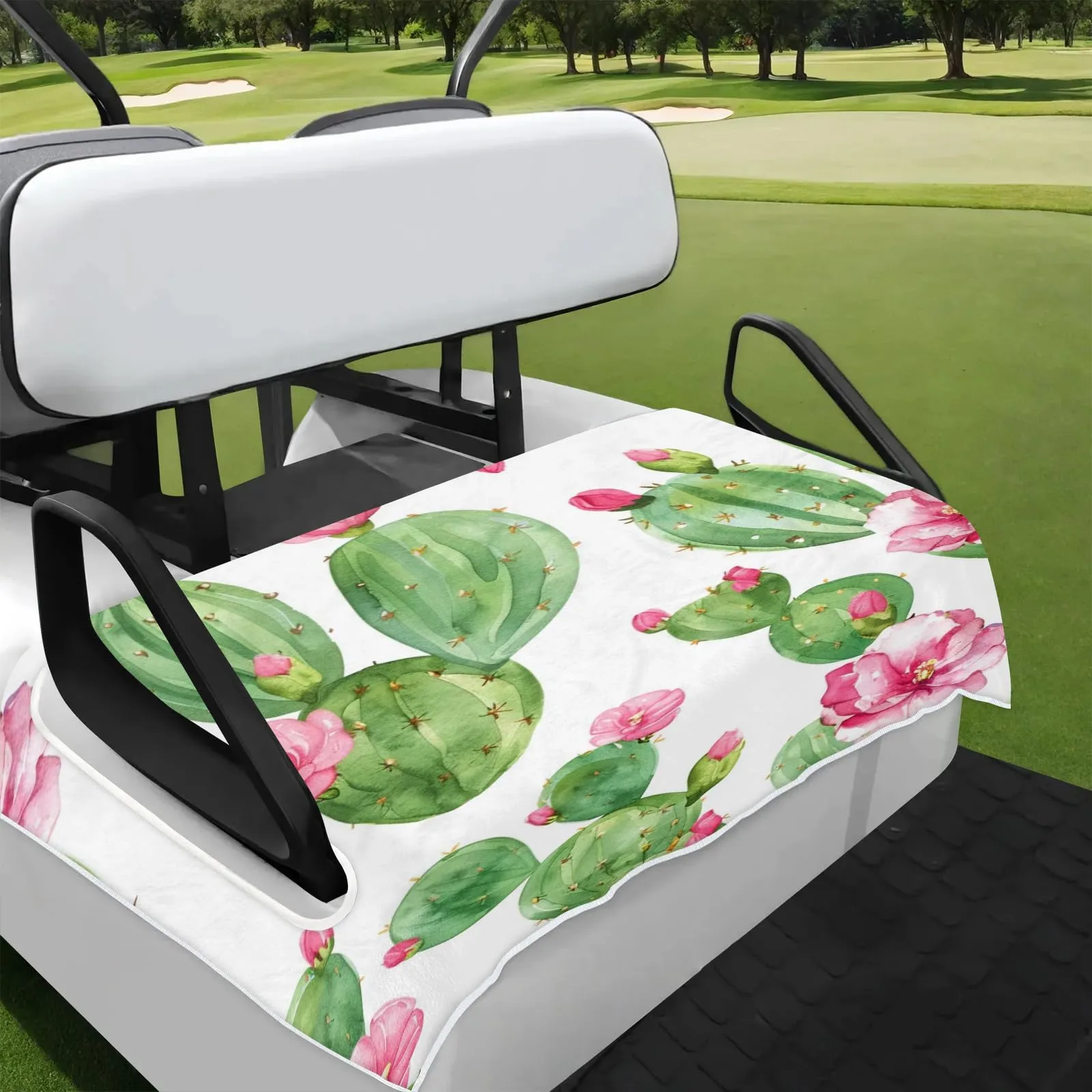 Tiveruda Golf Cart Seat Cover for Double Seats, 51 x 31 in