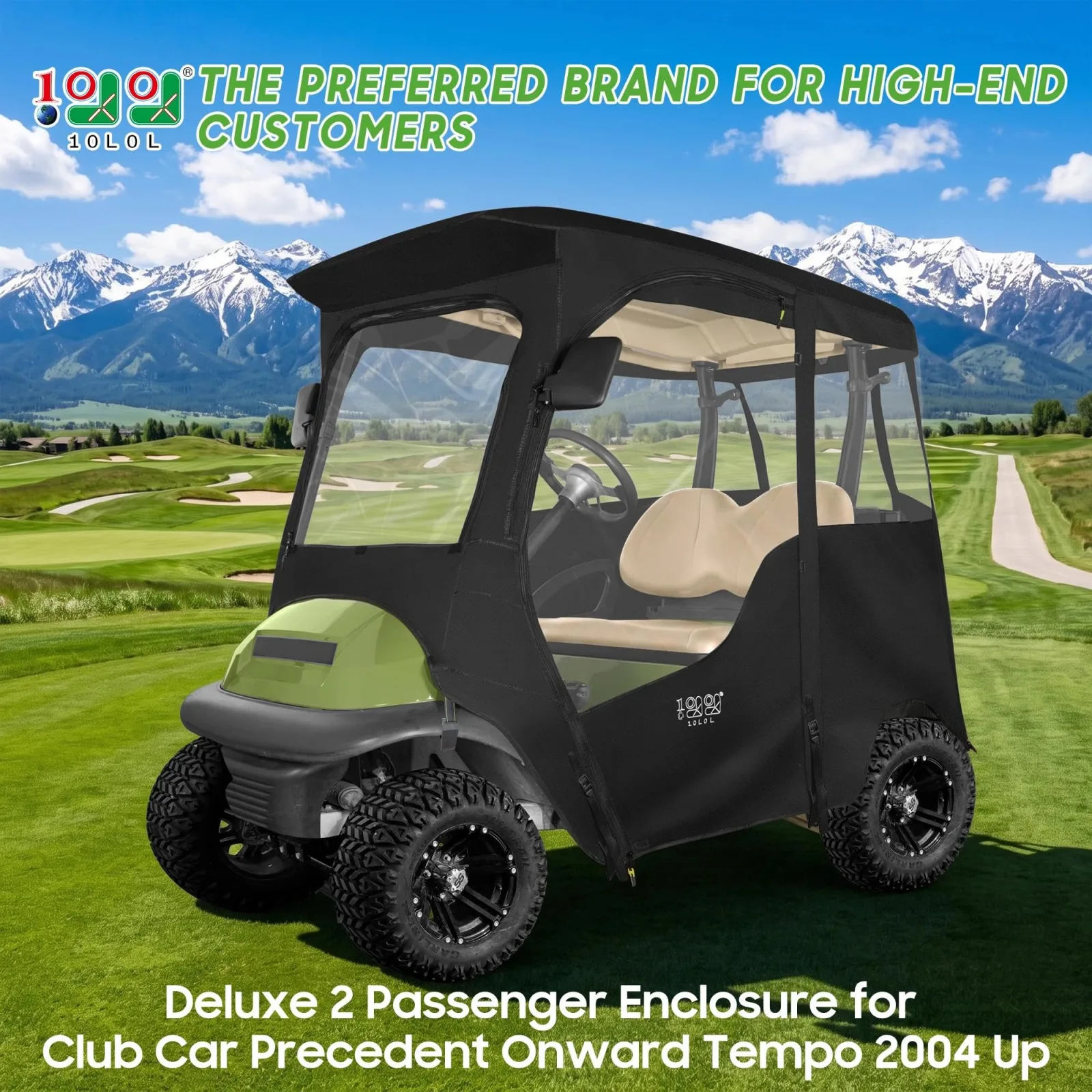 10L0L Deluxe Enclosure for Club Car Precedent, Onward & Tempo image 2