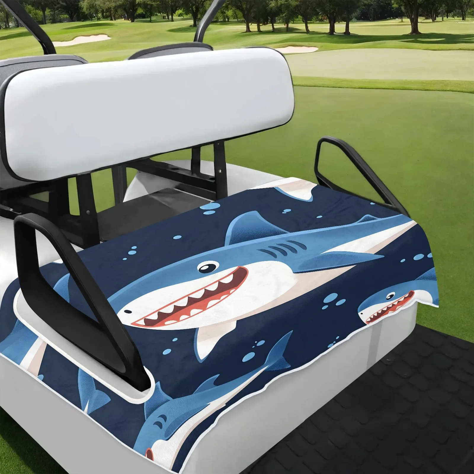Tiveruda Golf Cart Seat Cover for Double Seats, 51 x 31 in