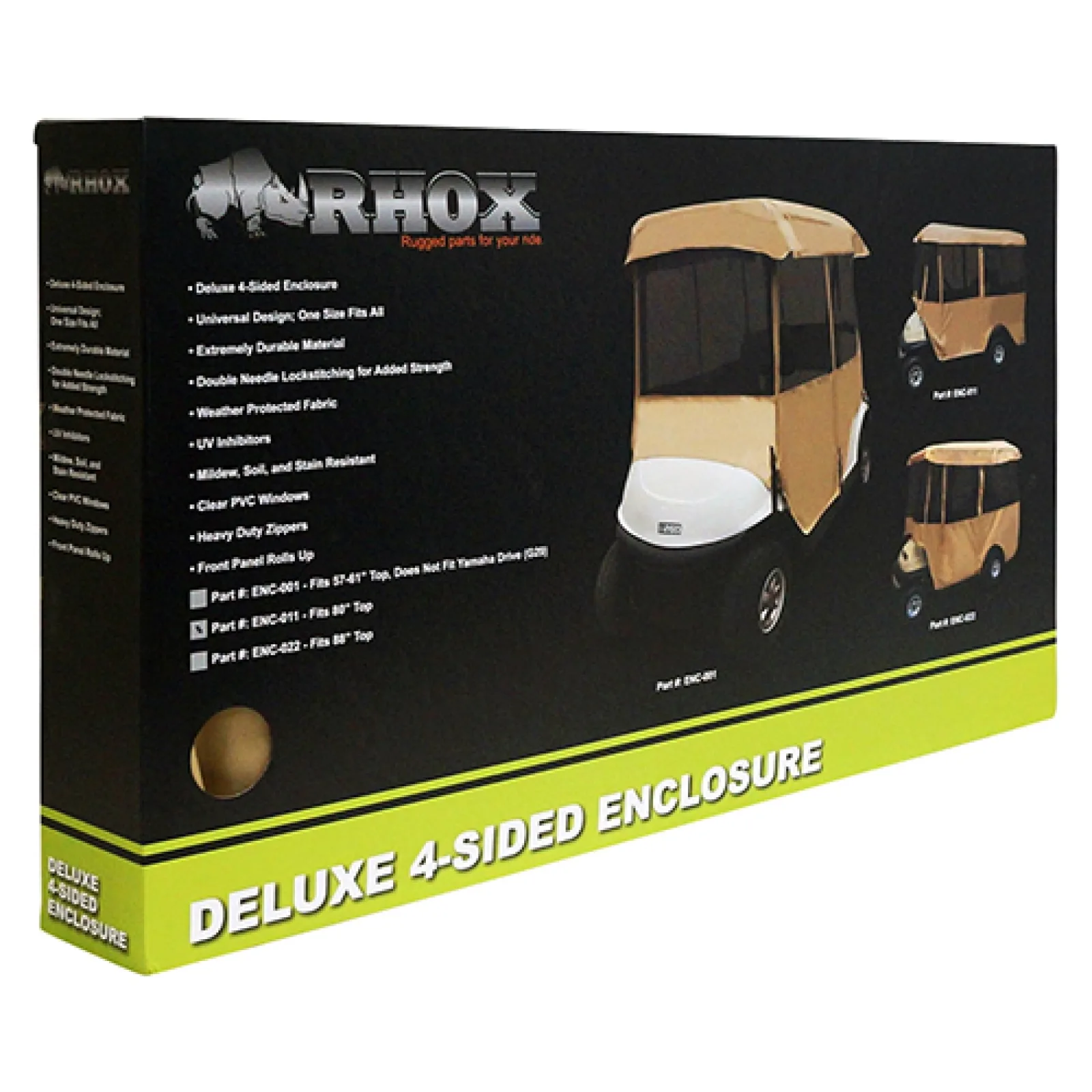 RHOX Red Hawk ENC-011 Golf Cart Enclosure image 2