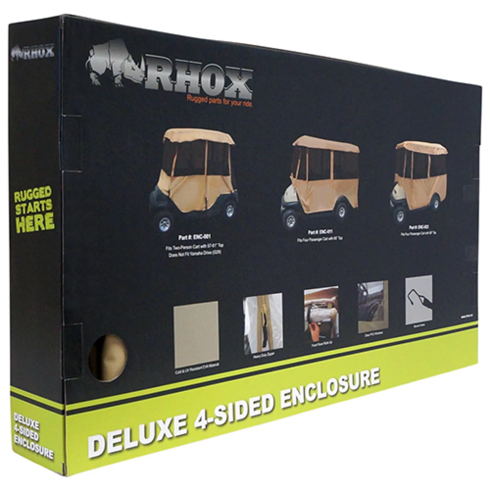 RHOX Red Hawk ENC-011 Golf Cart Enclosure image 3