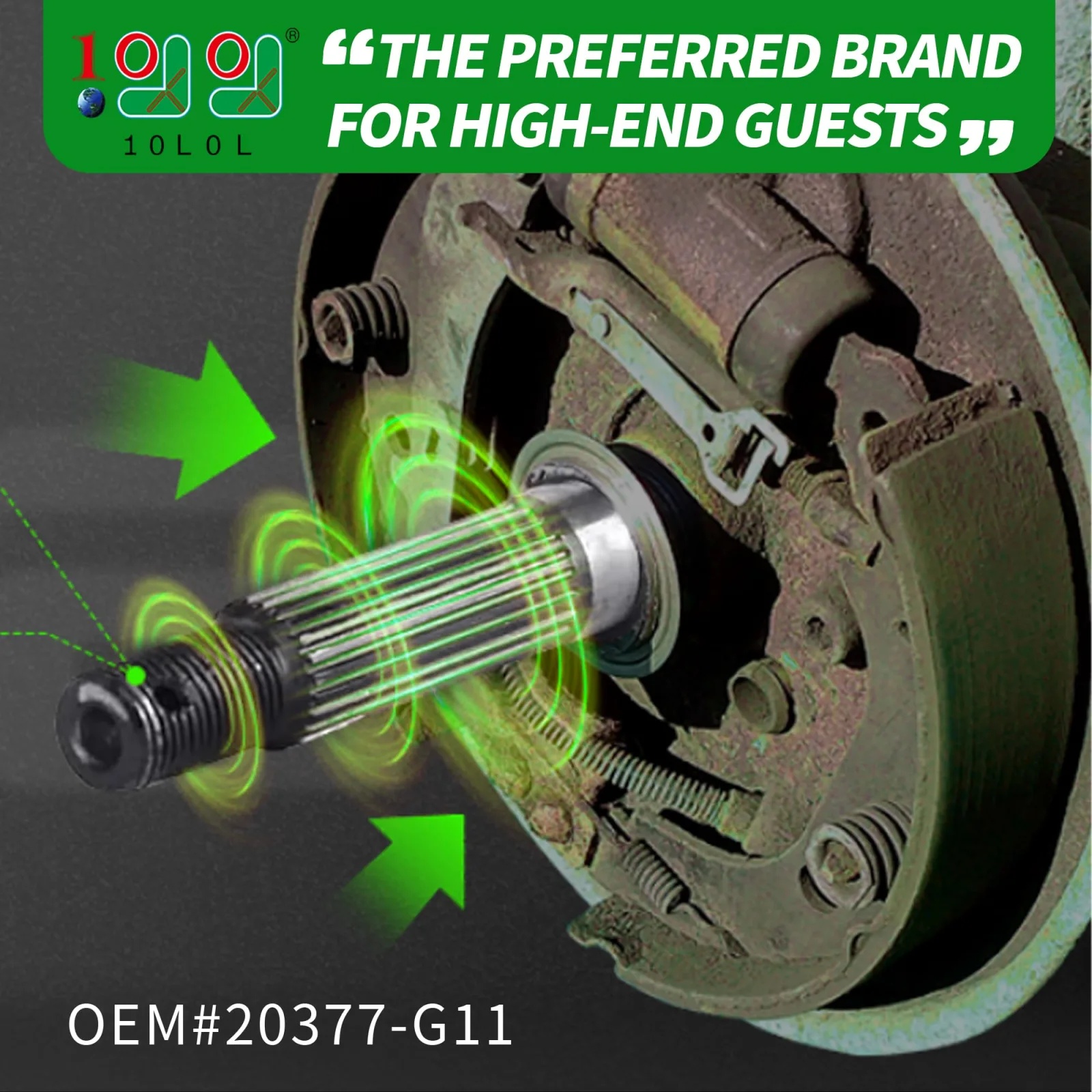 10L0L Rear Axle Shaft Kit for E-Z-GO TXT 20377G11 image 2