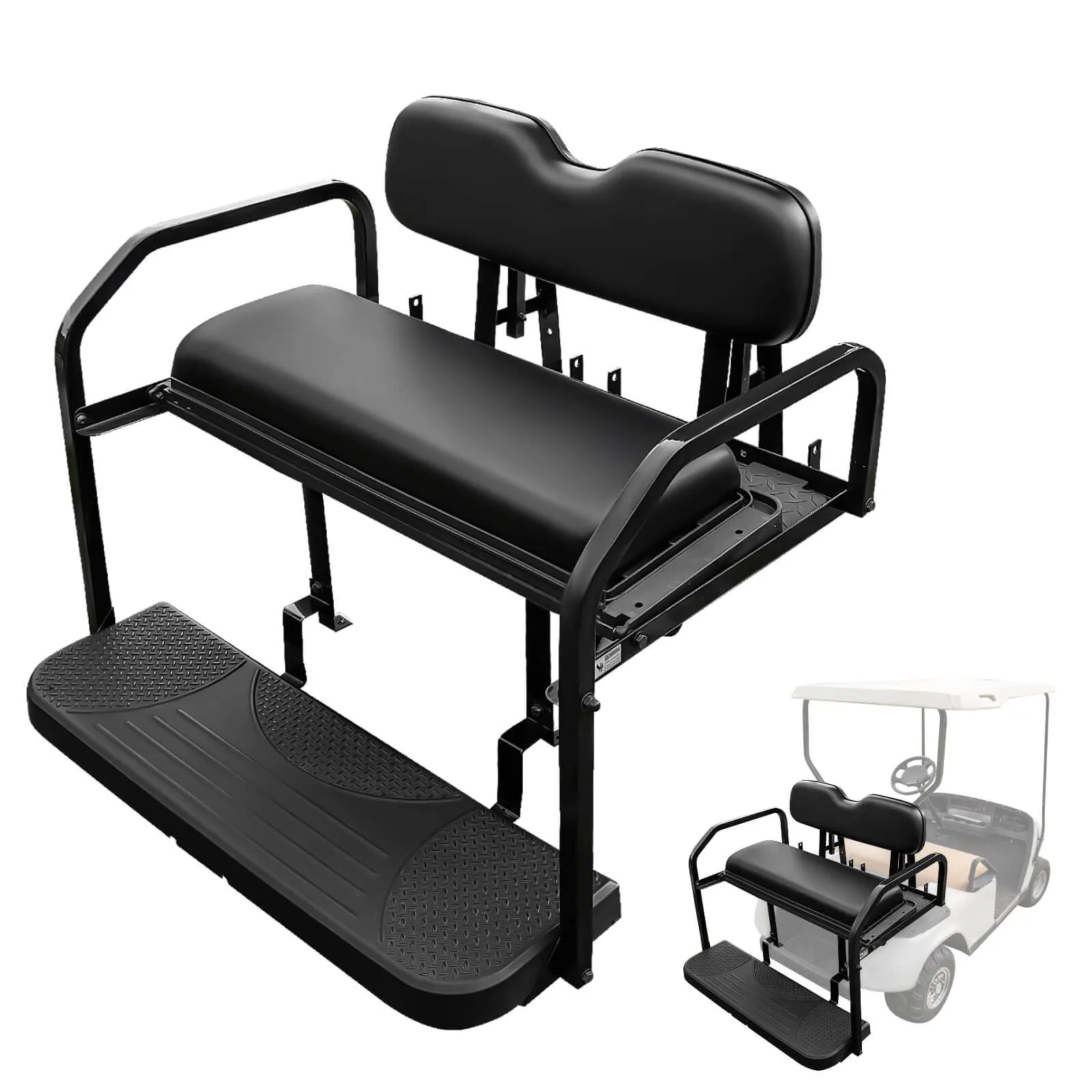 NOKINS Rear Flip Seat Kit for E-Z-GO TXT and Freedom T48
