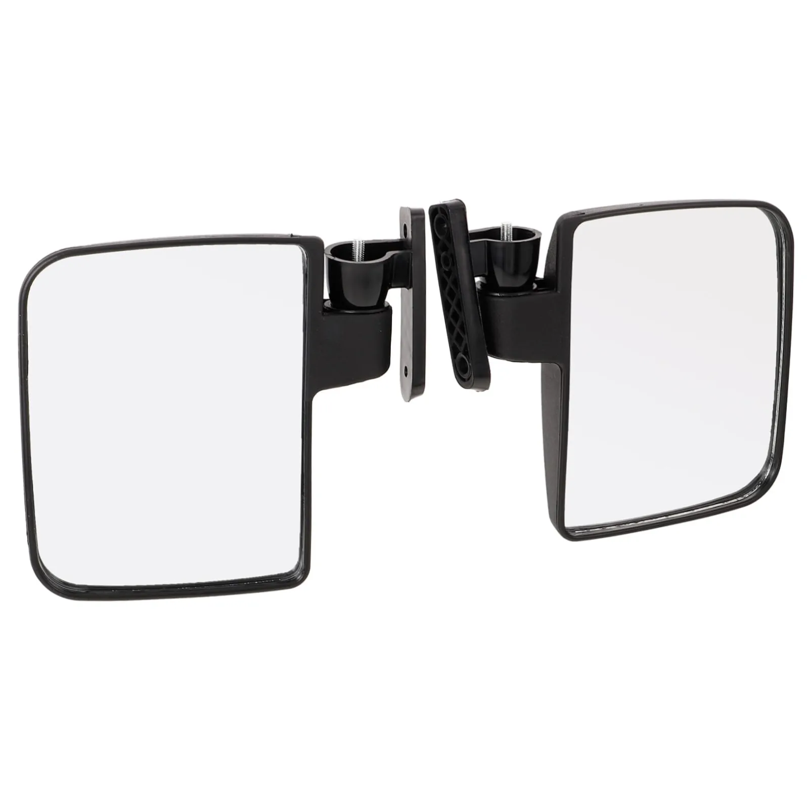 Totority Golf Cart Rear View Mirror Pair, Black Plastic
