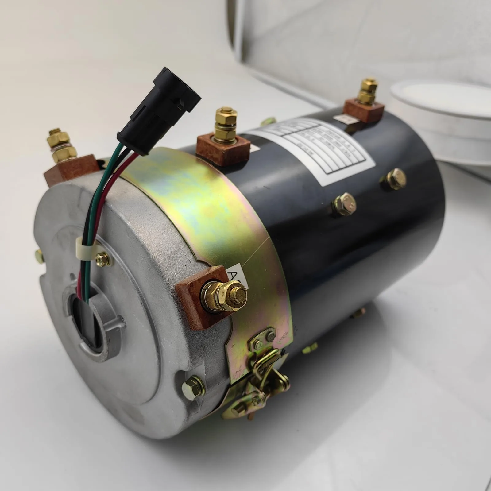 Giuqa ZQS48-3.8-T 48V 3.8kW Drive Motor for Tomberlin E-Merge image 2