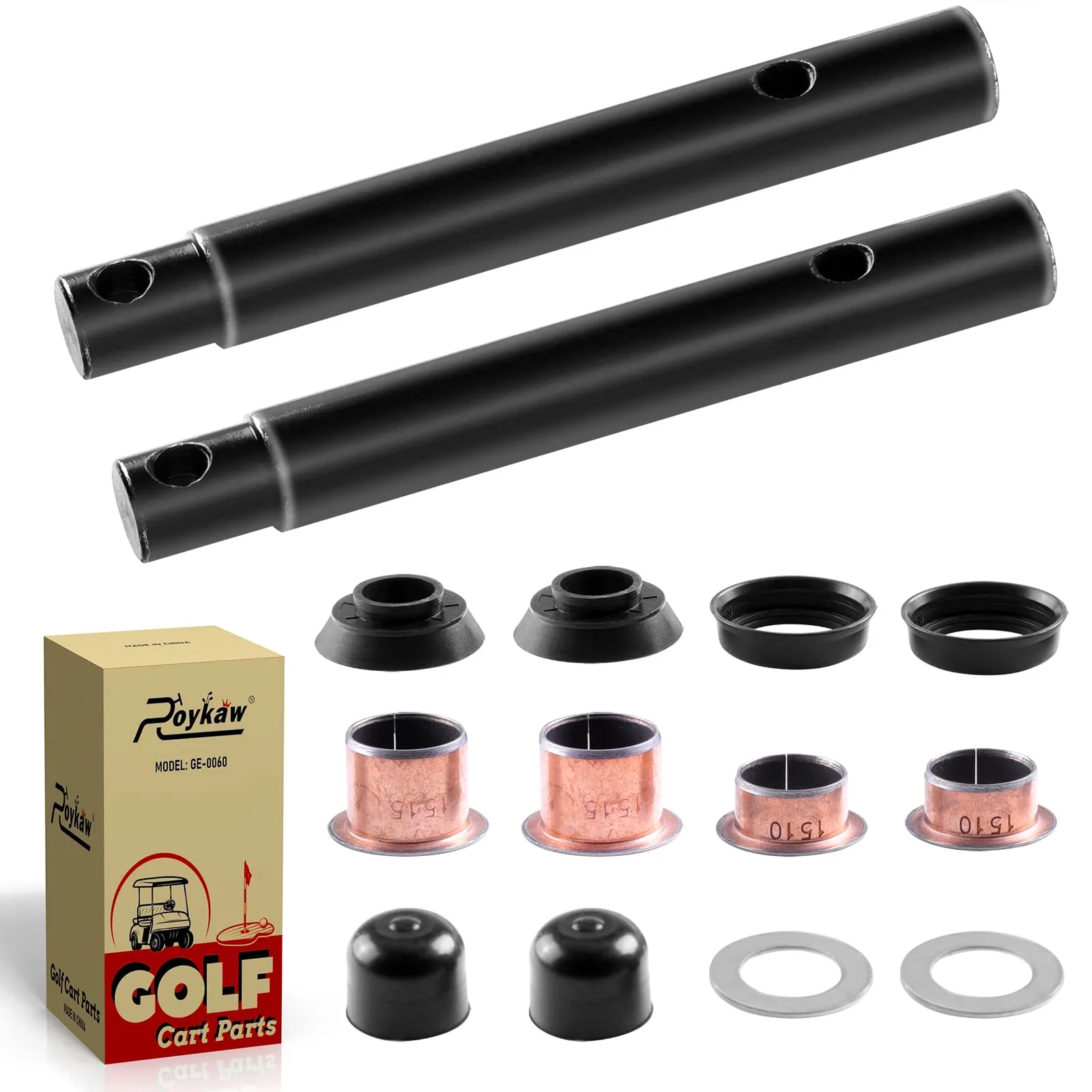 Roykaw Kingpin and Bushing Kit for Yamaha G2-G20 Golf Carts