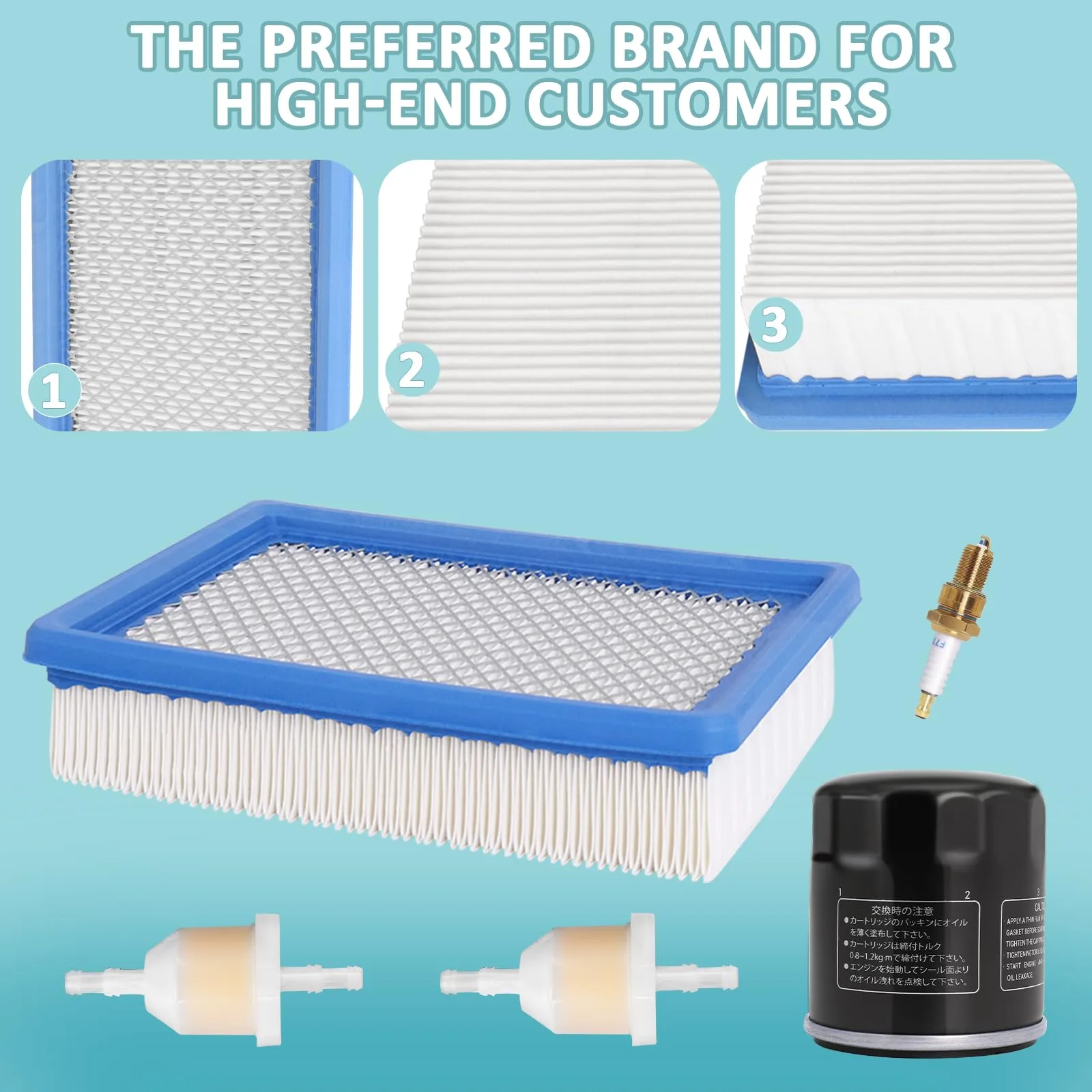Podoy Tune-Up Kit for Club Car DS FE290/FE350 image 2