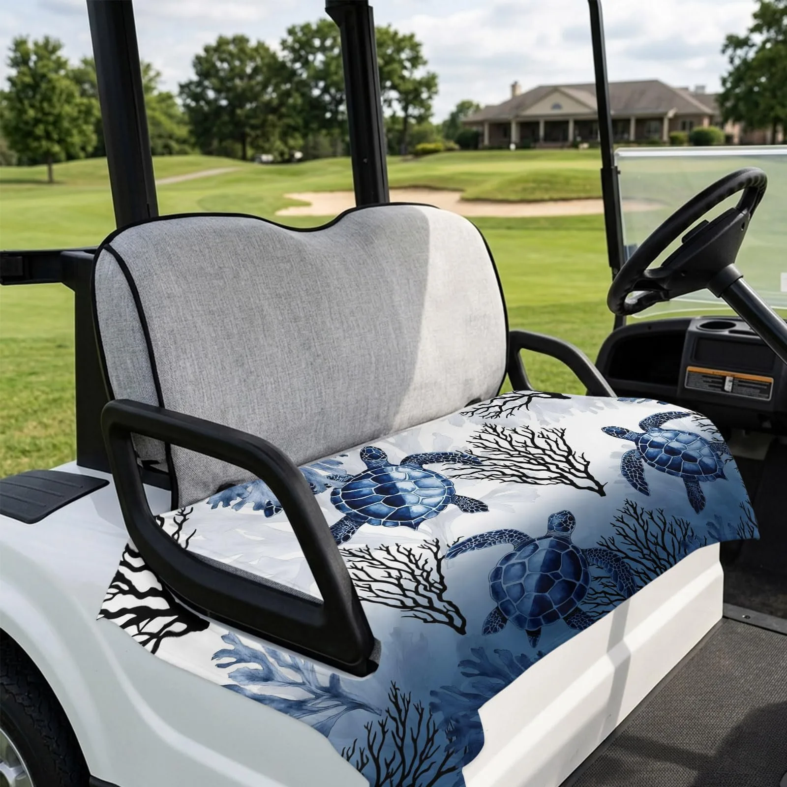 DecorLovee Golf Cart Seat Cover for 2-Seater Carts image 4