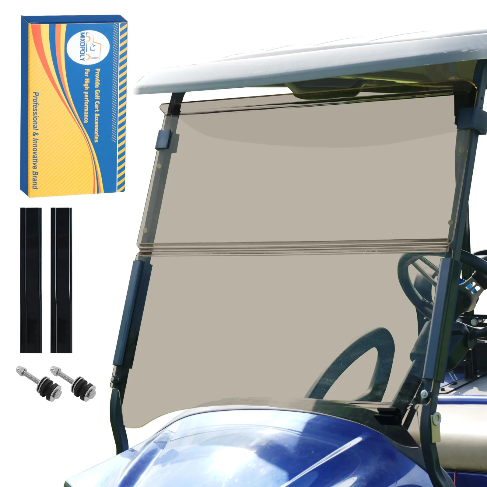 Mixopoly Foldable Windshield for Club Car Precedent 2004+