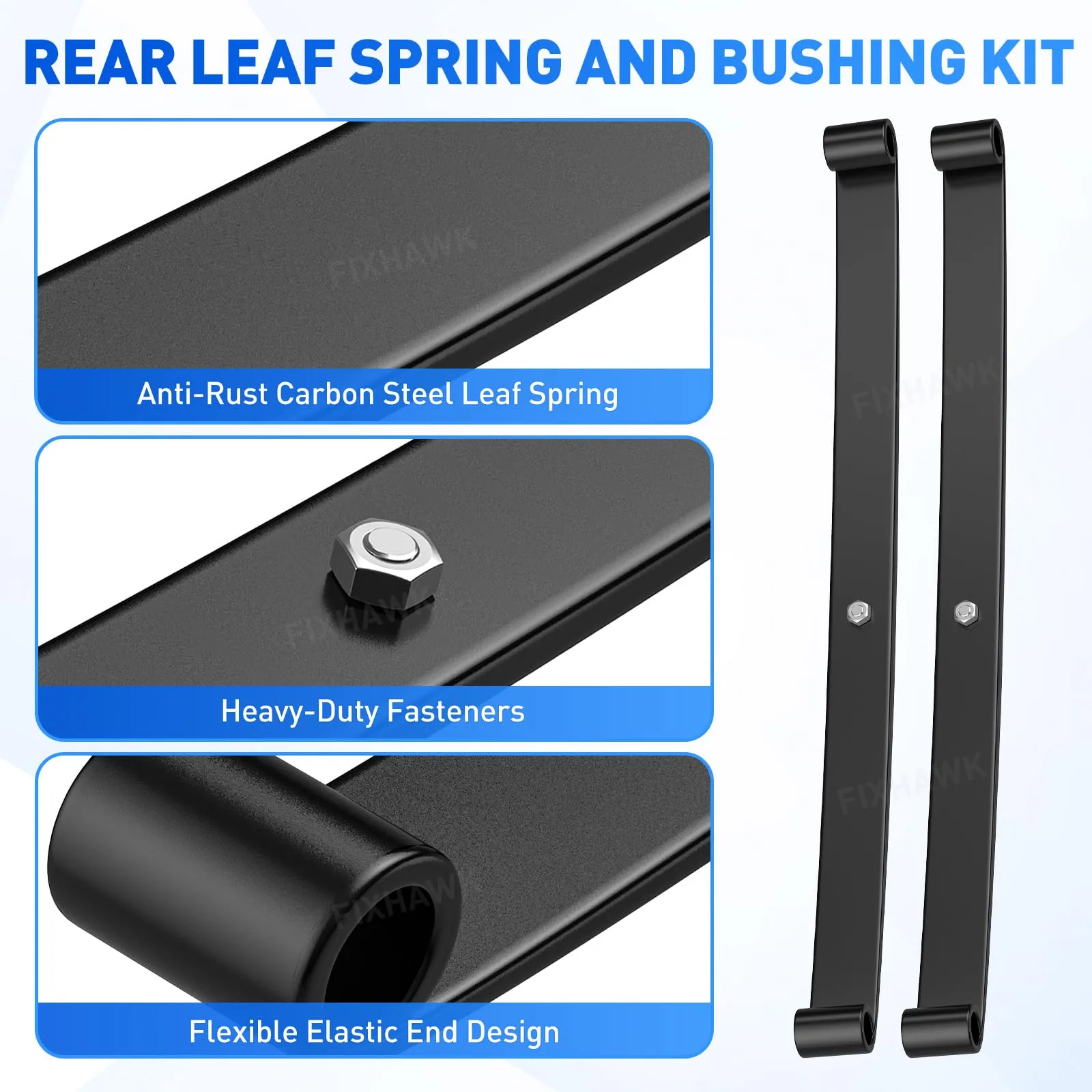FIXHAWK Club Car Precedent Rear Leaf Spring Kit image 4