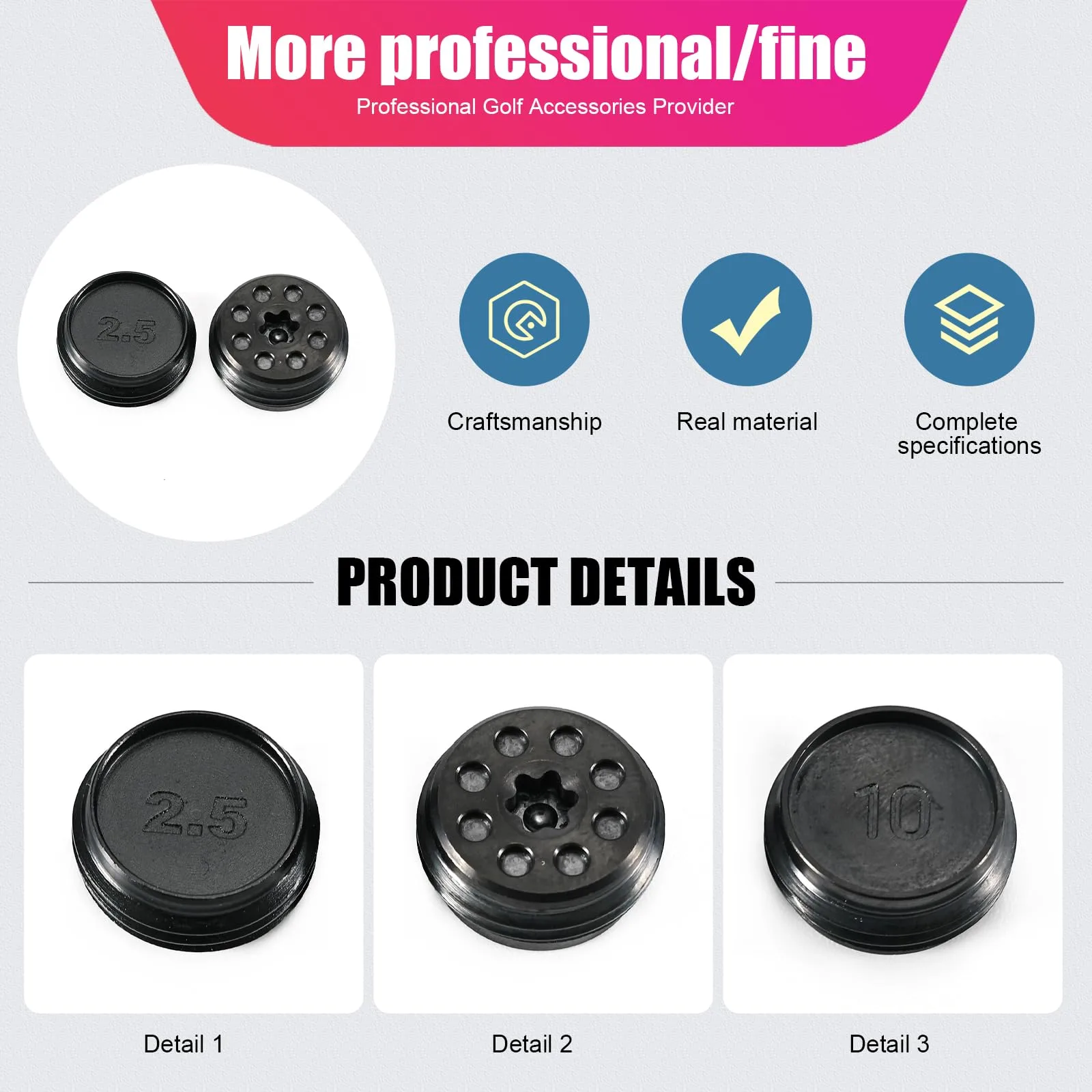 TokongsenXizali 2.5g Weight Screw for PXG Golf Clubs image 3