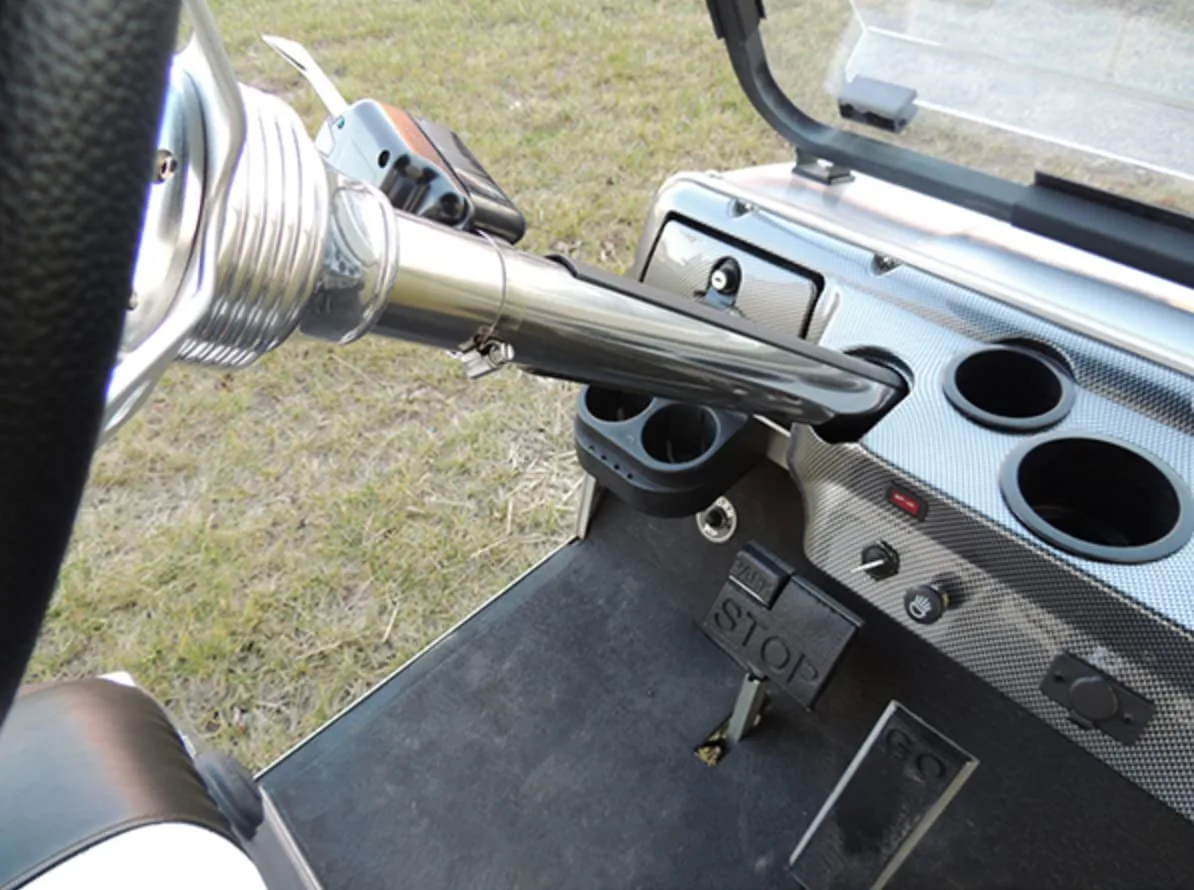 Chrome Steering Column Cover for Club Car DS 1985+ image 2