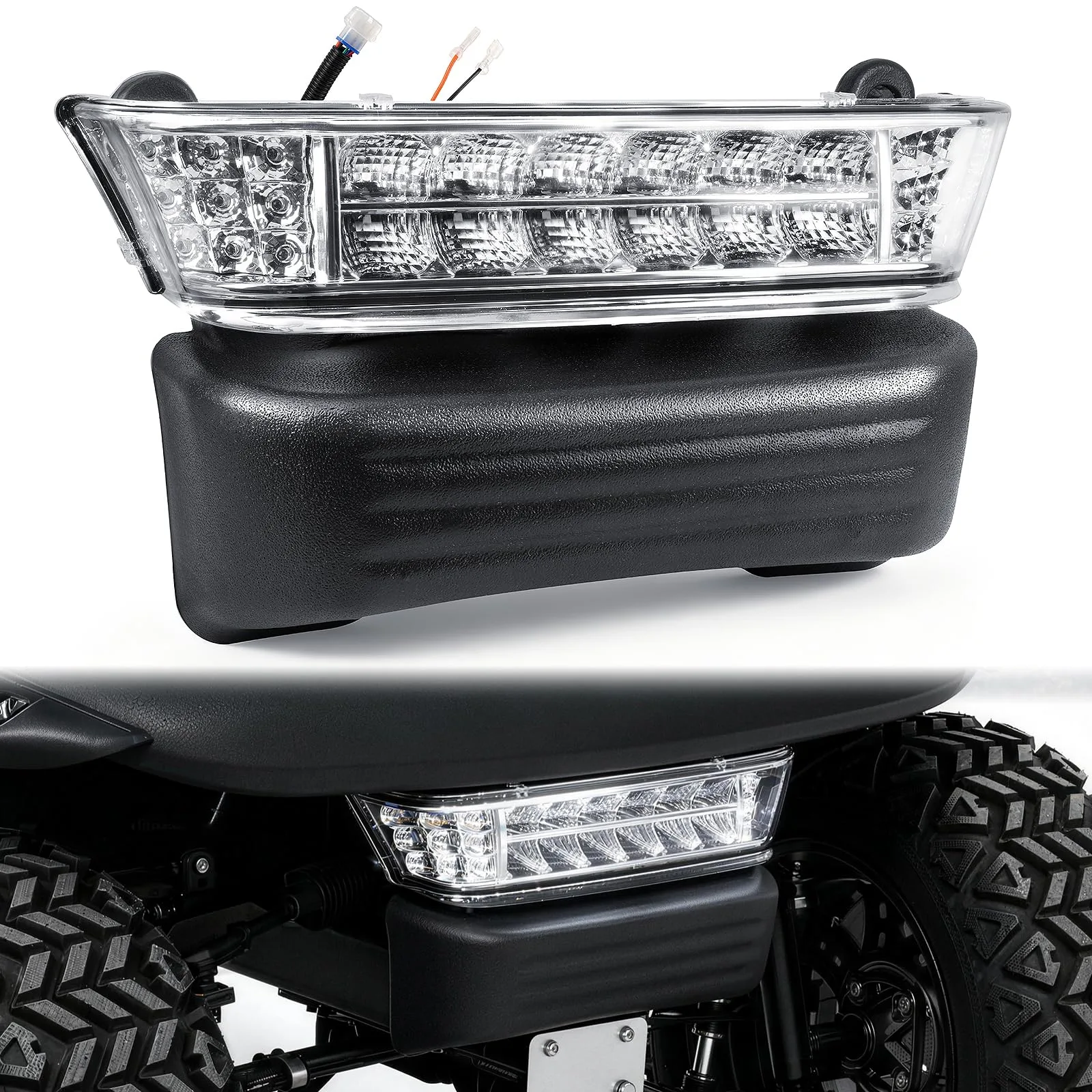 CLUBRALLY LED Headlight and Bumper for Club Car Precedent