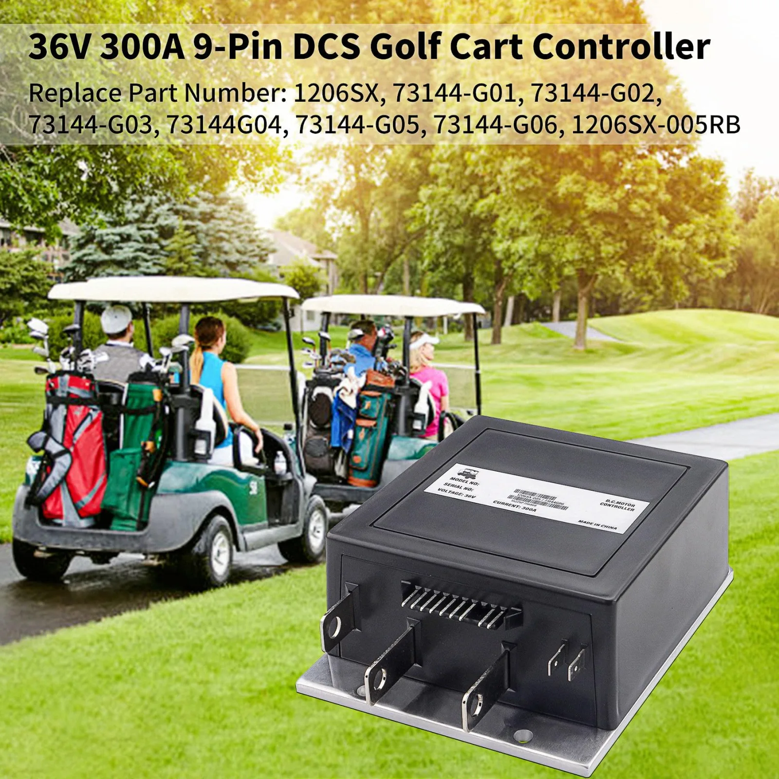Cotether 1206SX-005 36V Controller for E-Z-GO TXT image 2