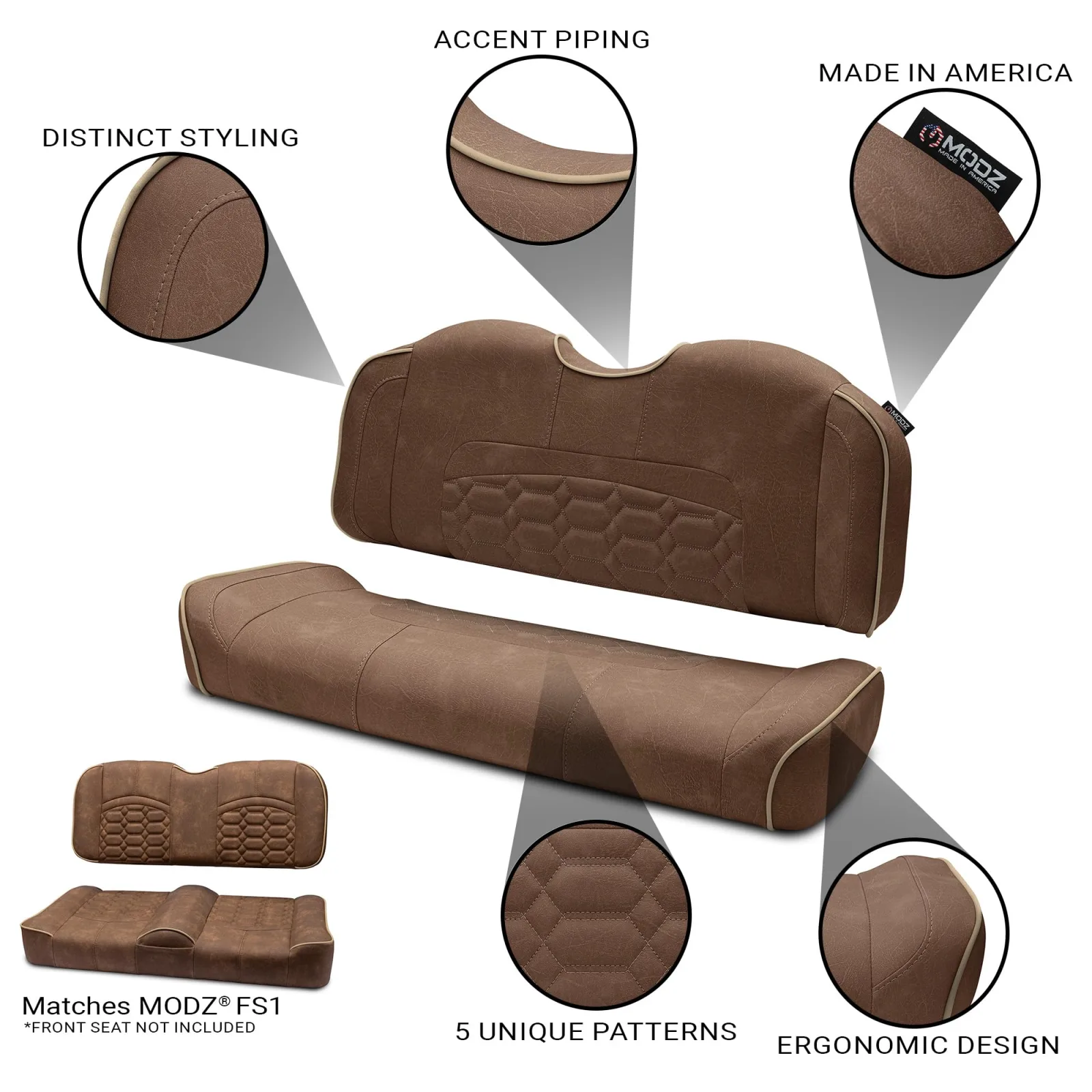 MODZ RSC1 Rear Seat Cushion for Factory Icon Kits image 2