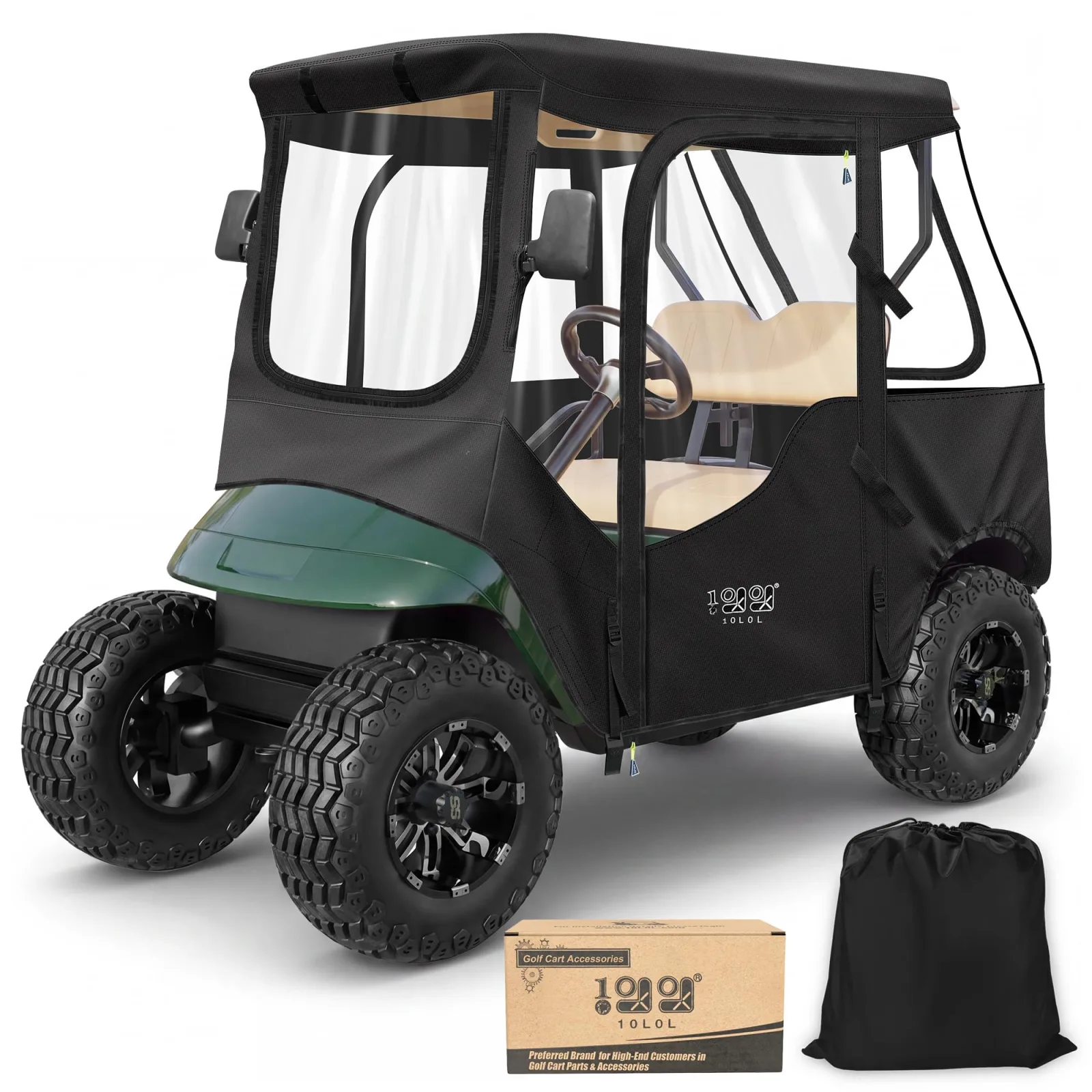 10L0L Golf Cart Enclosure for E-Z-GO TXT/RXV