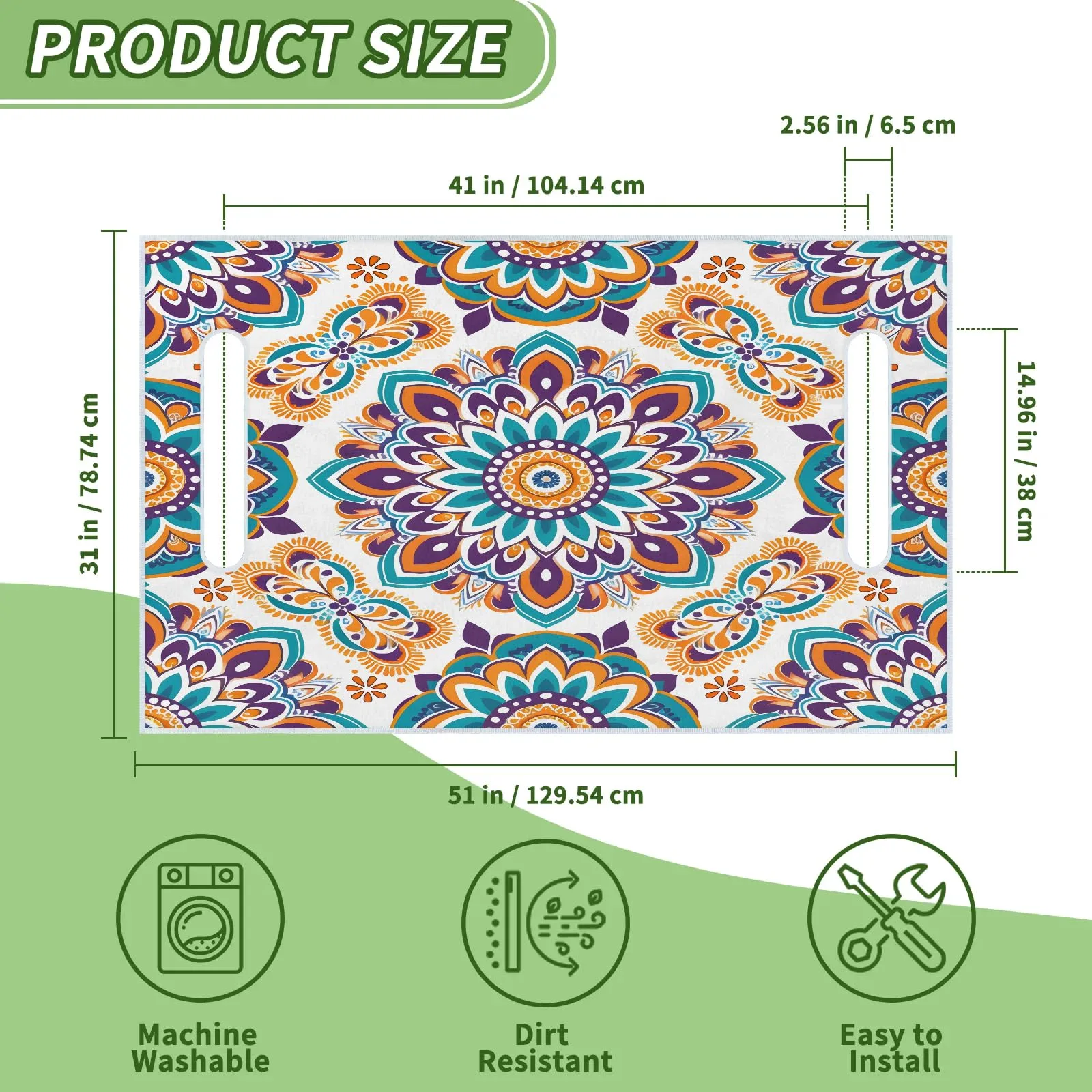 Tiveruda Golf Cart Seat Cover for Double Seats image 2