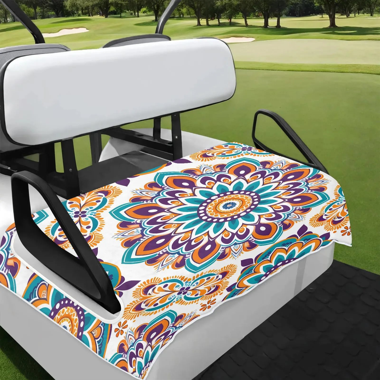 Tiveruda Golf Cart Seat Cover for Double Seats