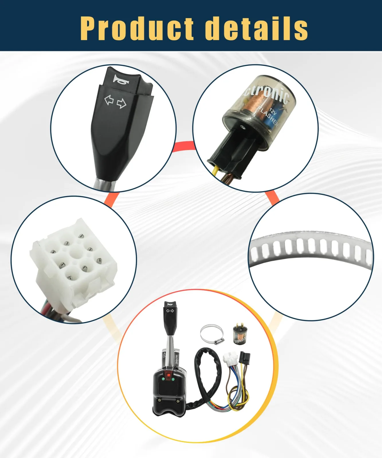 kakeken KMH8 Combination Switch for Club Car Golf Carts image 4