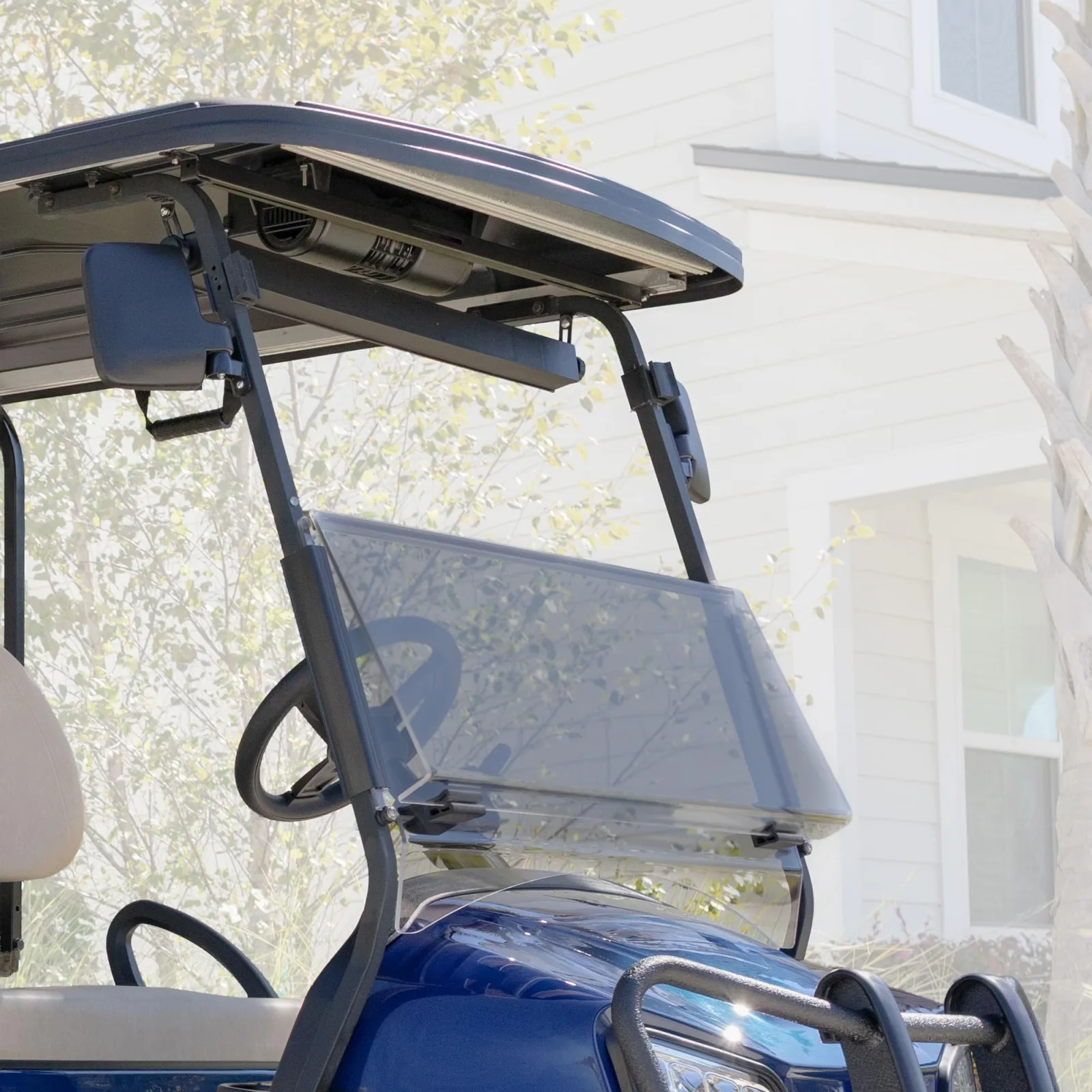 MADJAX Folding Tinted Windshield for Club Car Golf Carts