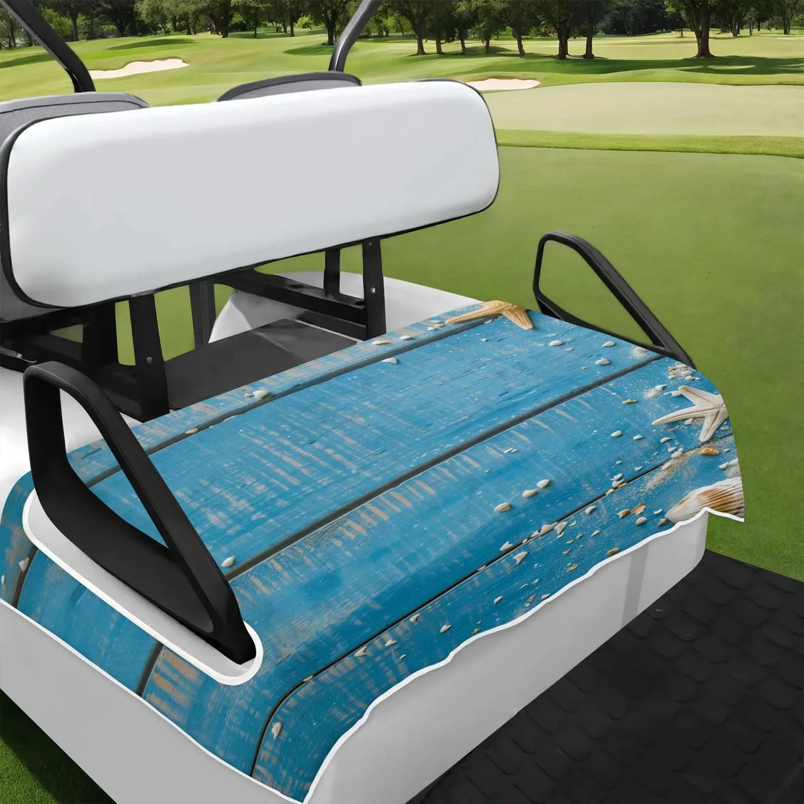 Tiveruda 51" x 31" Universal 2-Person Golf Cart Seat Cover