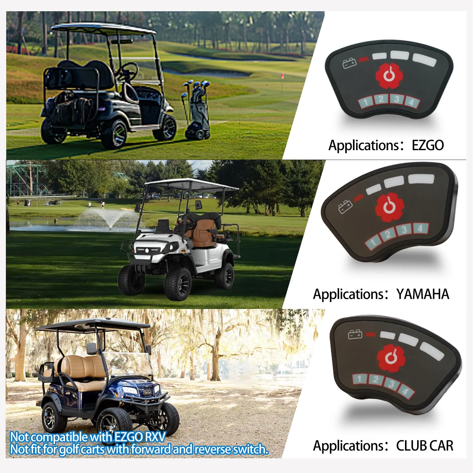 JTCMOJS Keyless Golf Cart Ignition Switch YJQDDHA image 2