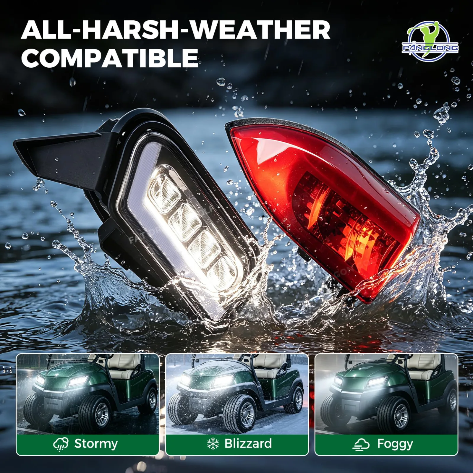 Panglong LED Light Kit for Club Car Tempo Golf Cart image 4