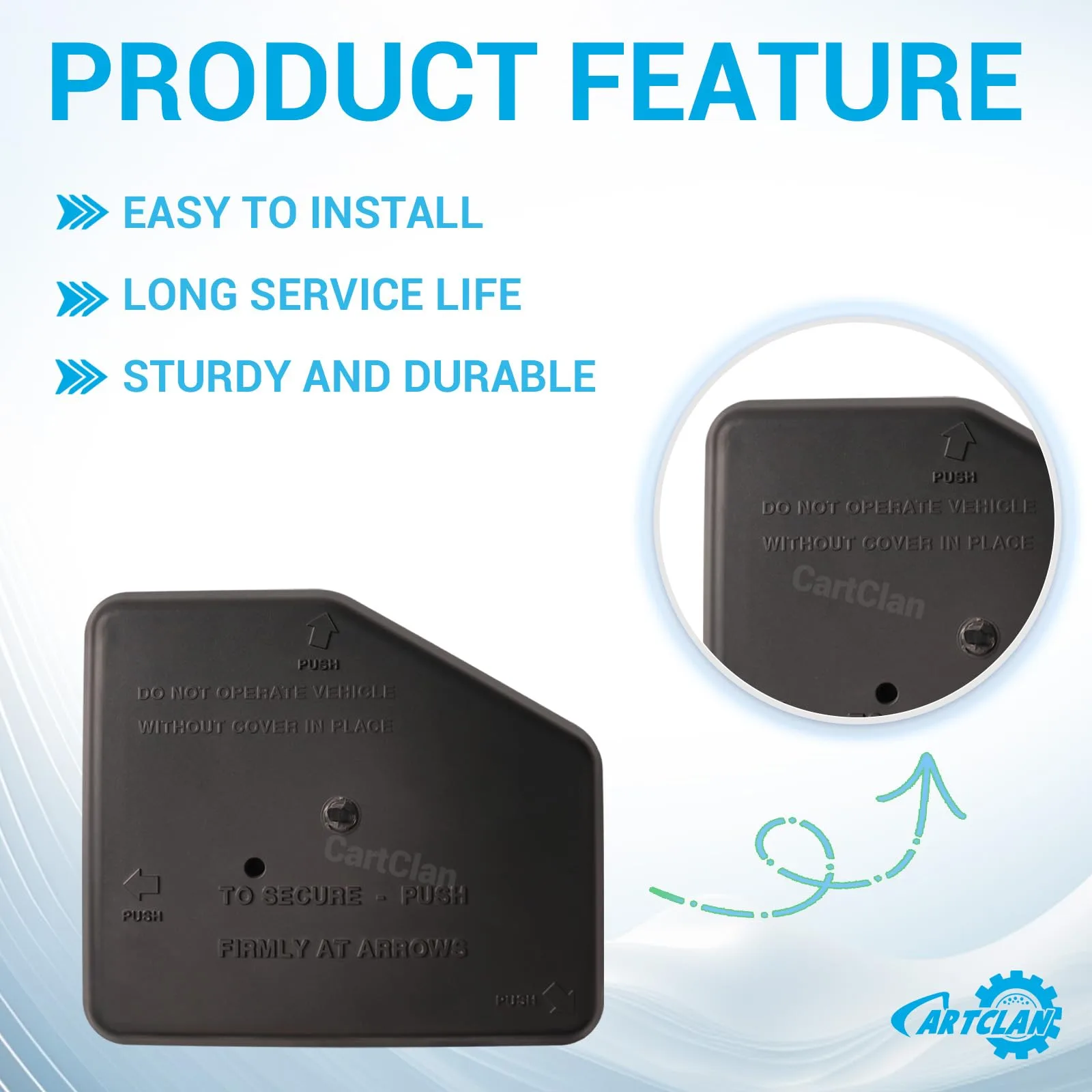 CartClan Electrical Box Cover for Club Car DS Gas Carts image 4