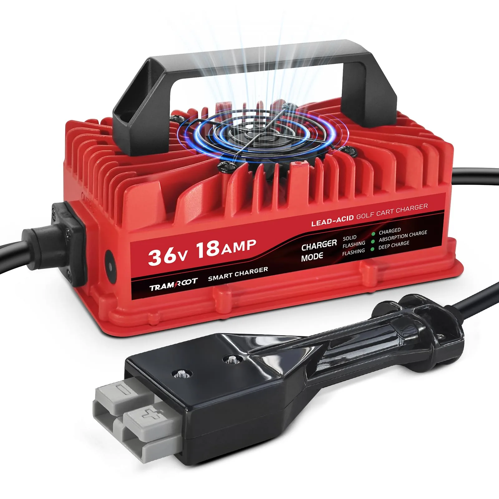 TRAMROOT 36V 18A Golf Cart Charger for EZGO Marathon