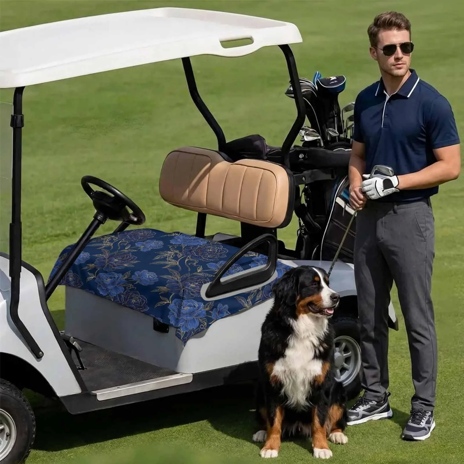DecorLovee Golf Cart Seat Cover for 2-Seater Carts image 3