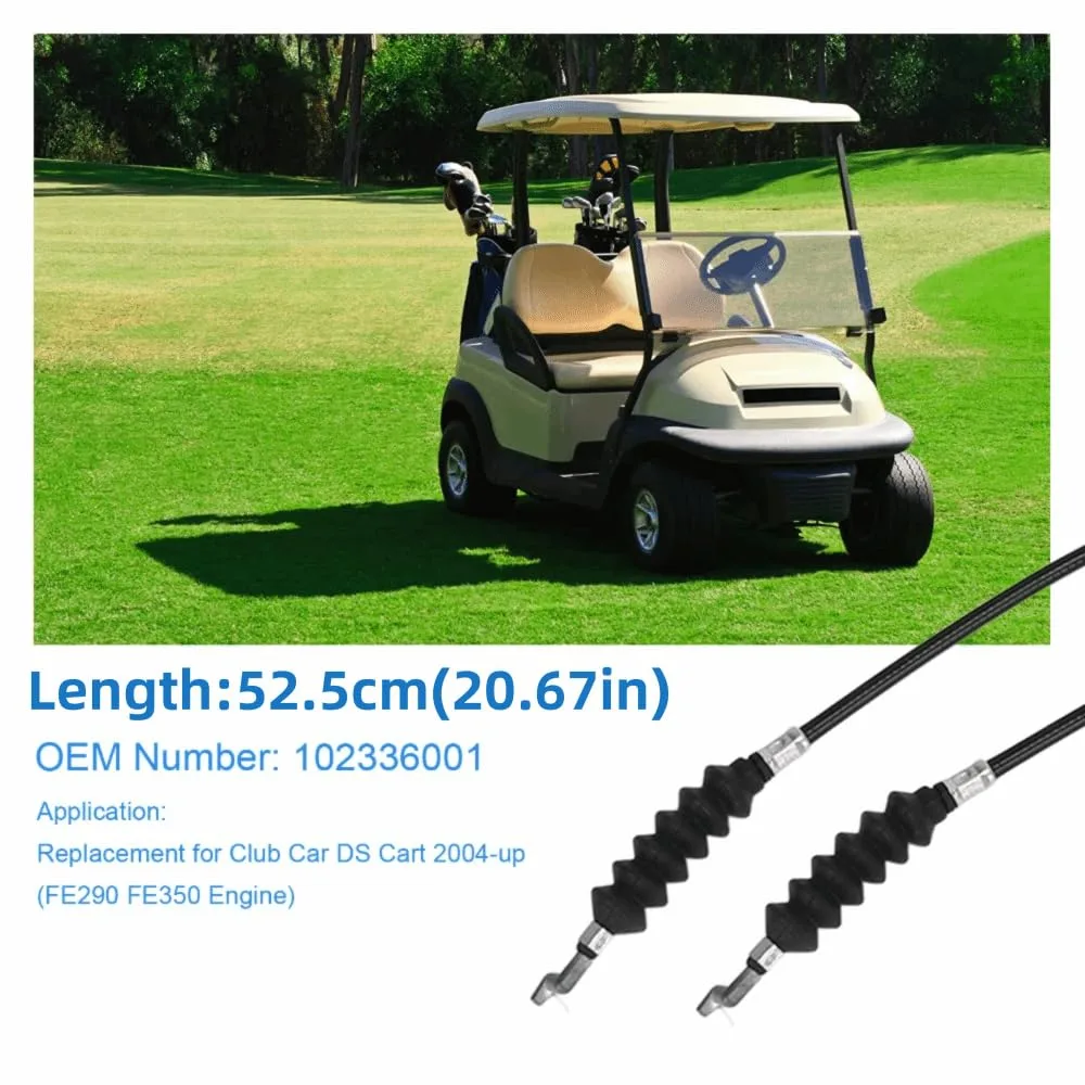 MOPFOL Governor Cable for Club Car DS, 102336001 image 2