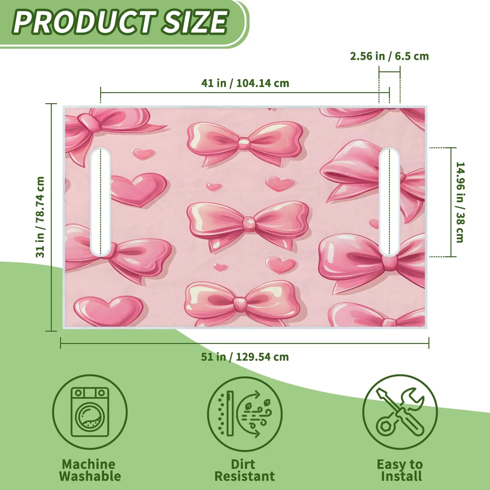 Tiveruda Golf Cart Seat Cover for Double Seats, 51 x 31 in image 2