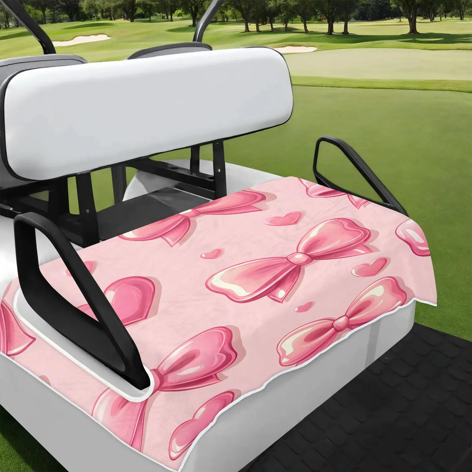 Tiveruda Golf Cart Seat Cover for Double Seats, 51 x 31 in