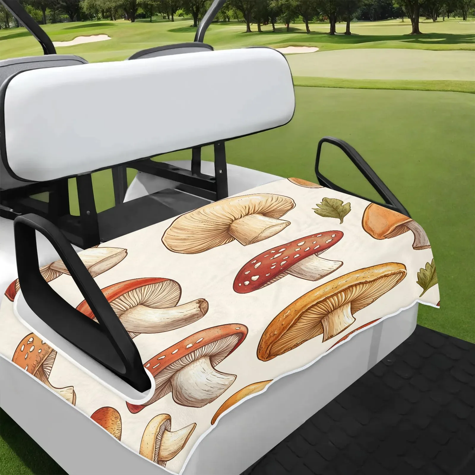 Tiveruda Golf Cart Seat Cover for Double Seats