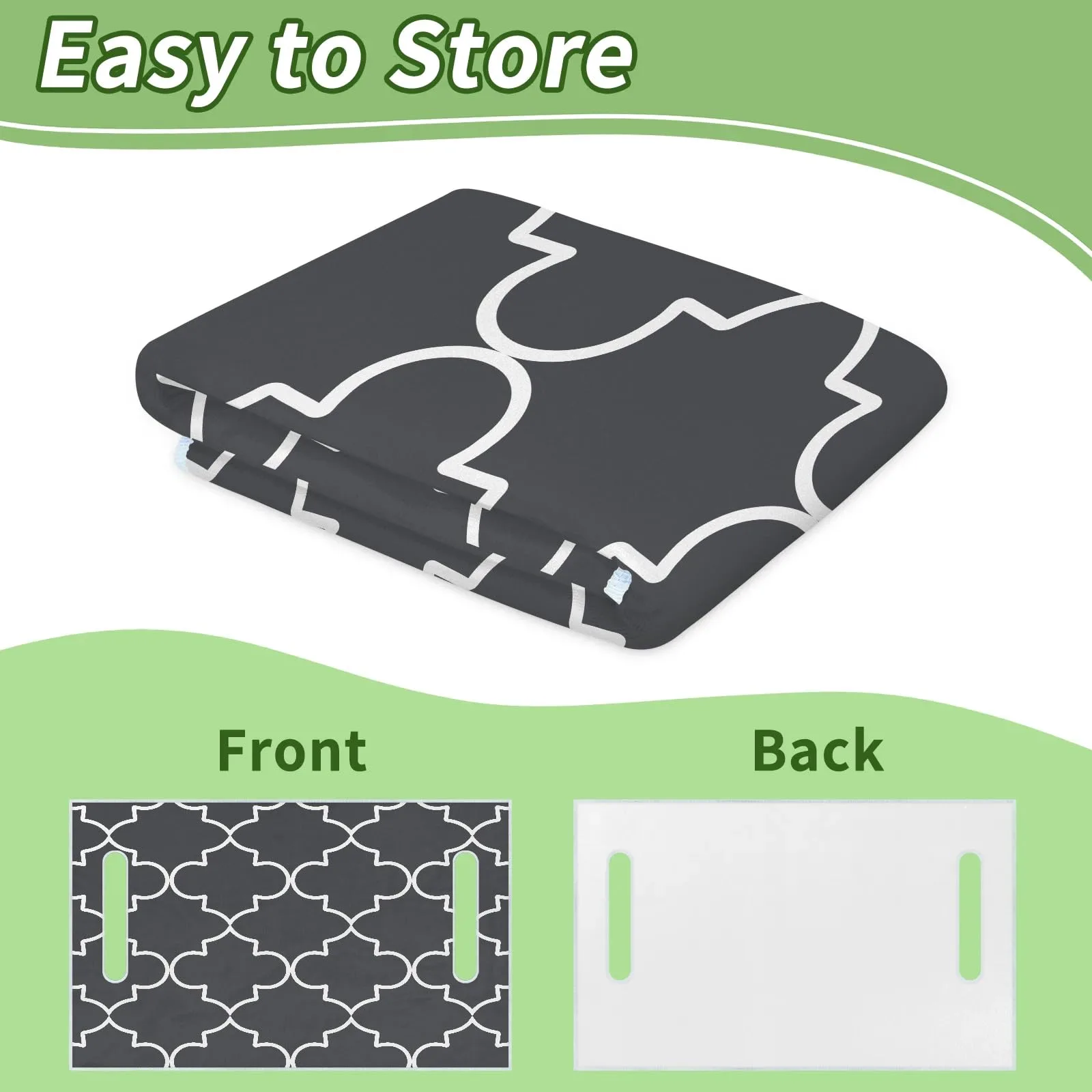 Tiveruda Golf Cart Seat Cover for Double Seats 51 x 31 in image 4