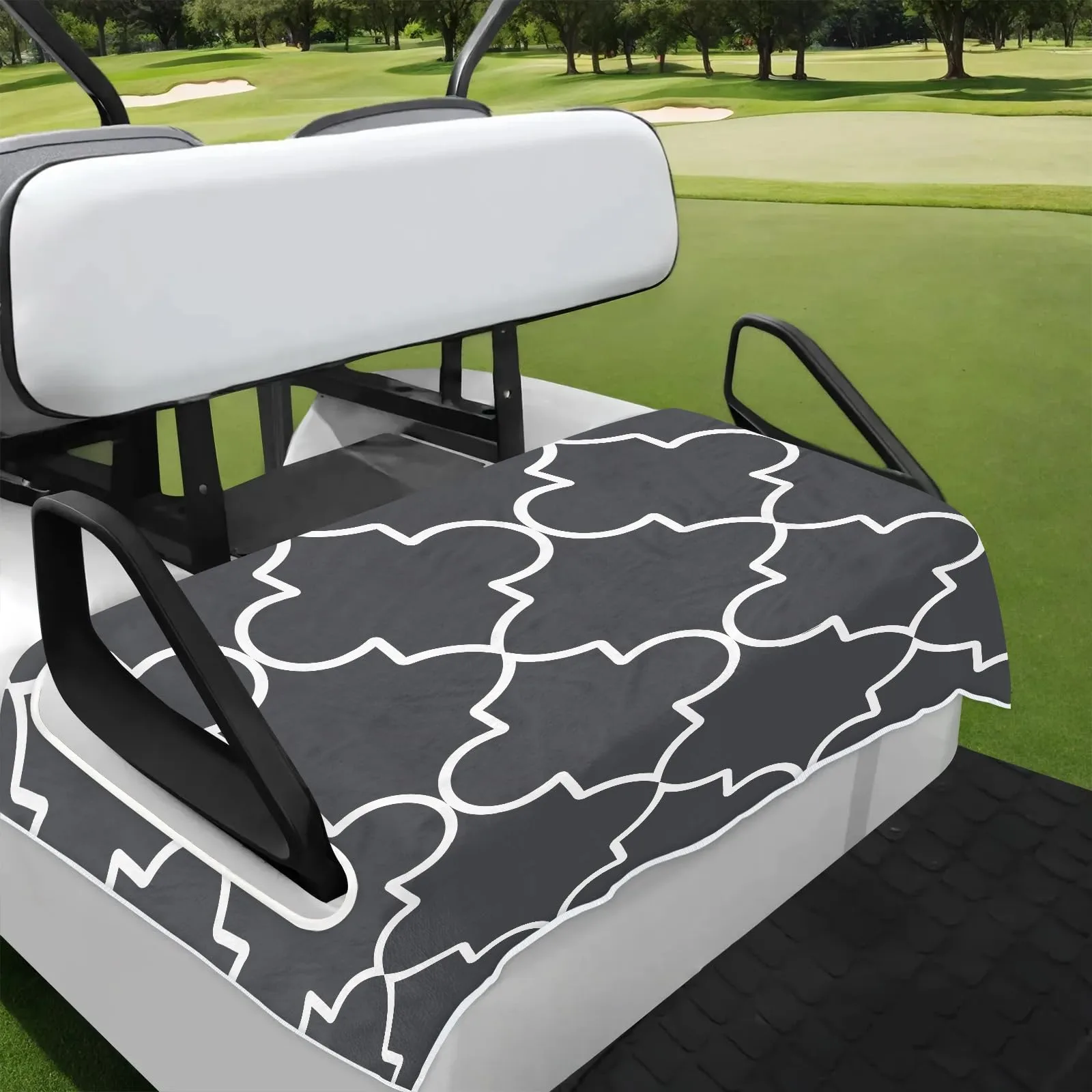 Tiveruda Golf Cart Seat Cover for Double Seats 51 x 31 in
