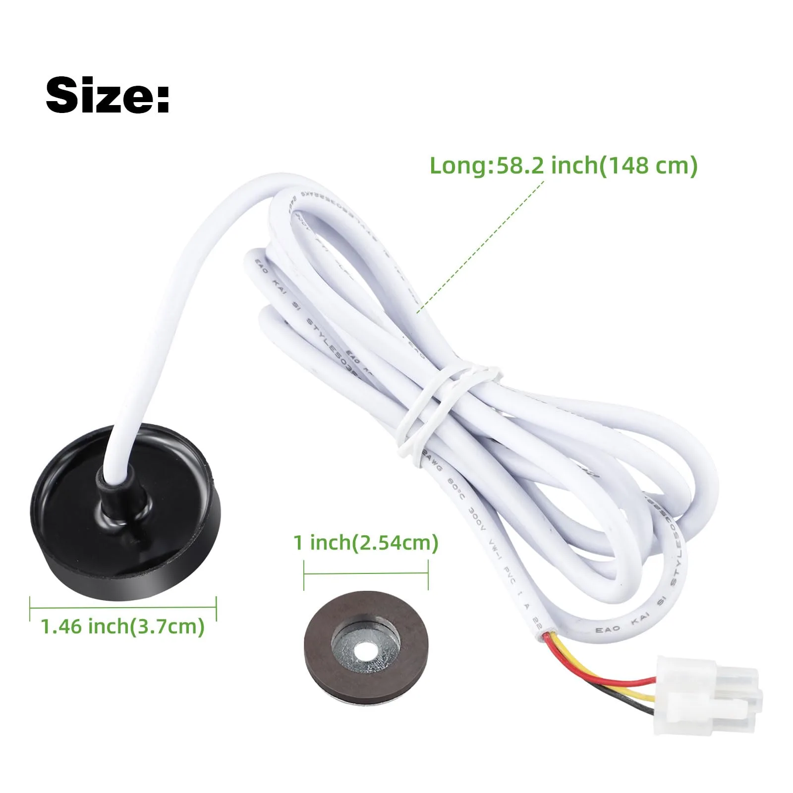 Roykaw 36V Golf Cart Speed Sensor with Magnet G-0646 image 4