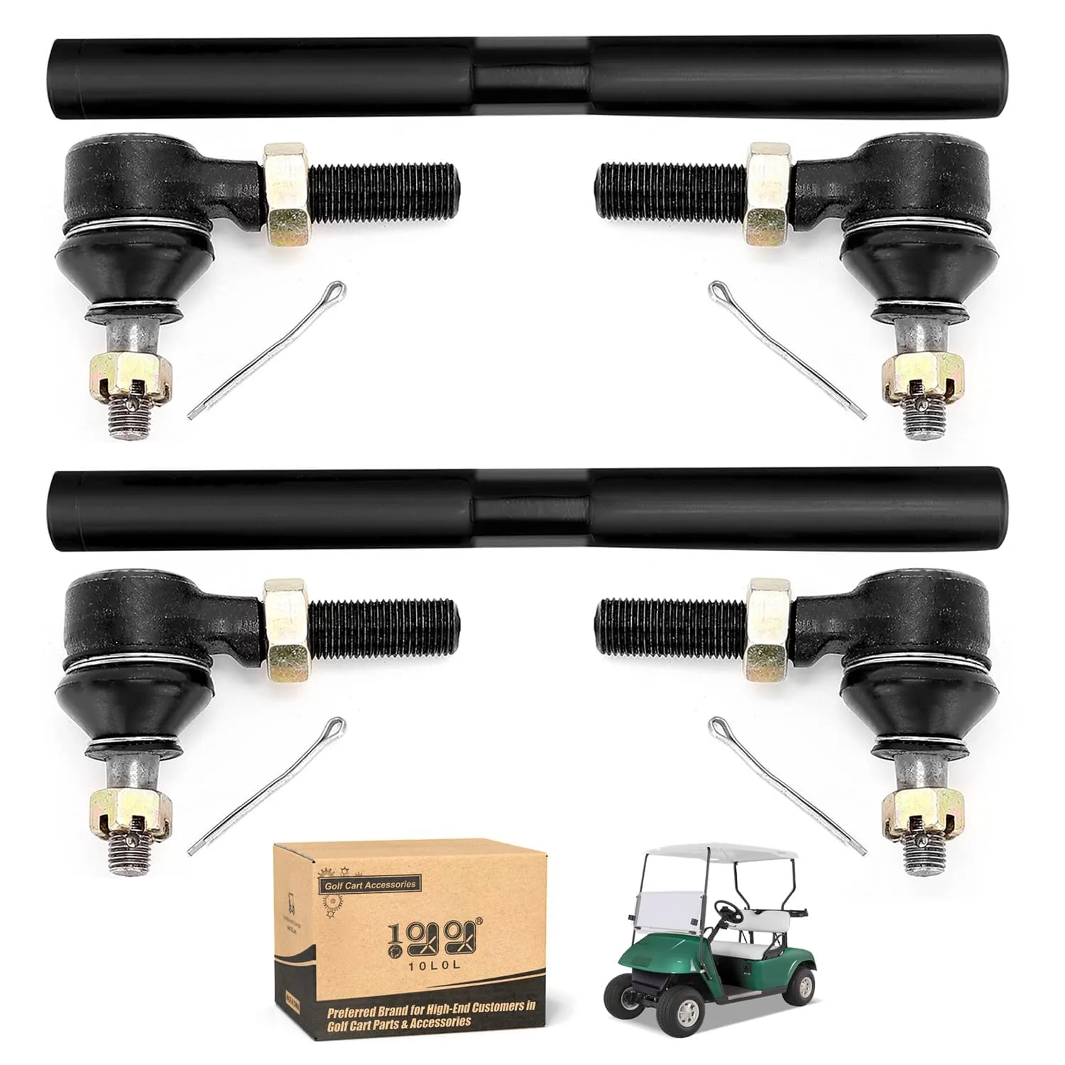 10L0L Tie Rod Shaft Assembly for E‑Z‑GO TXT / Medalist 1994–2001