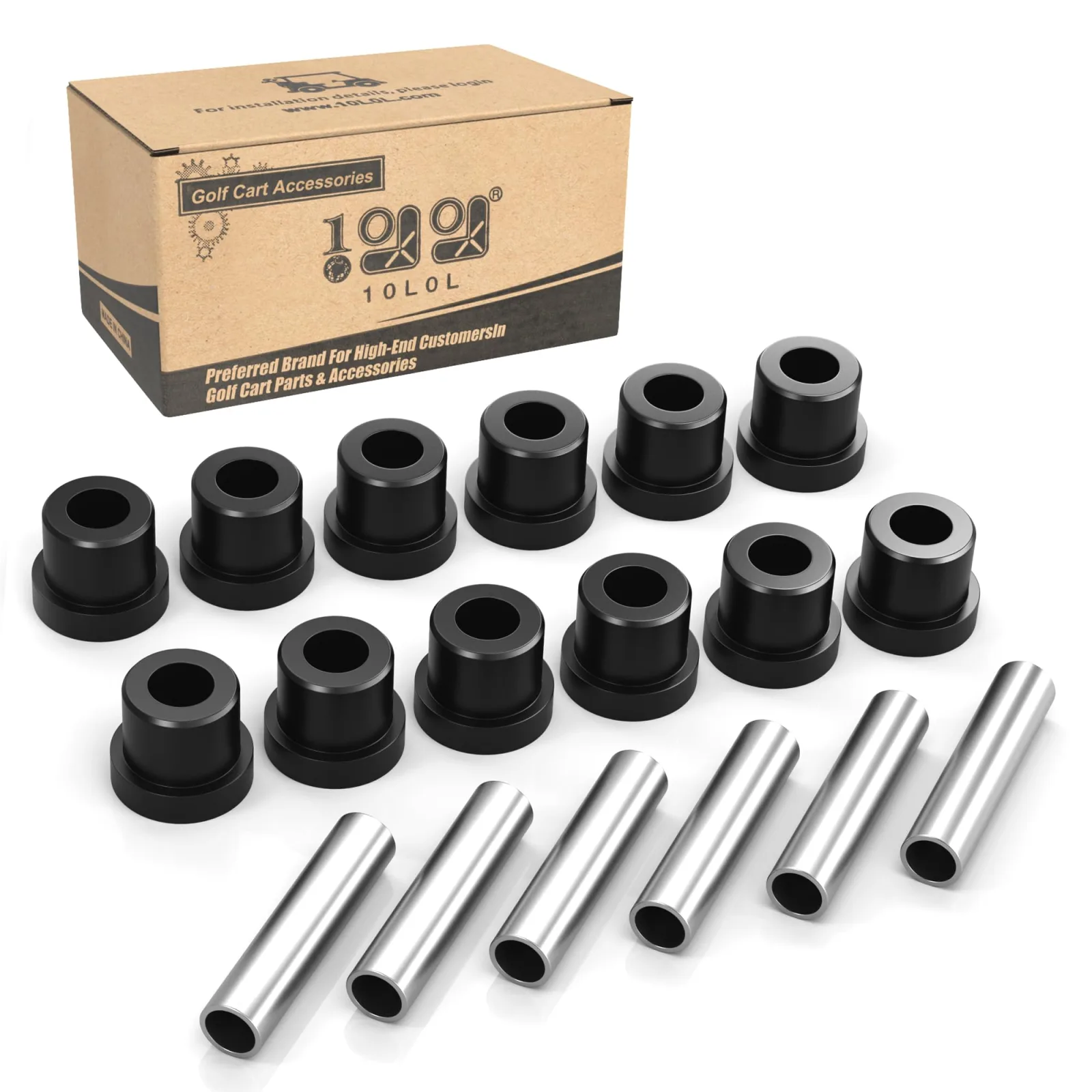 10L0L Golf Cart Spring Bushing Kit for E-Z-GO and Club Car