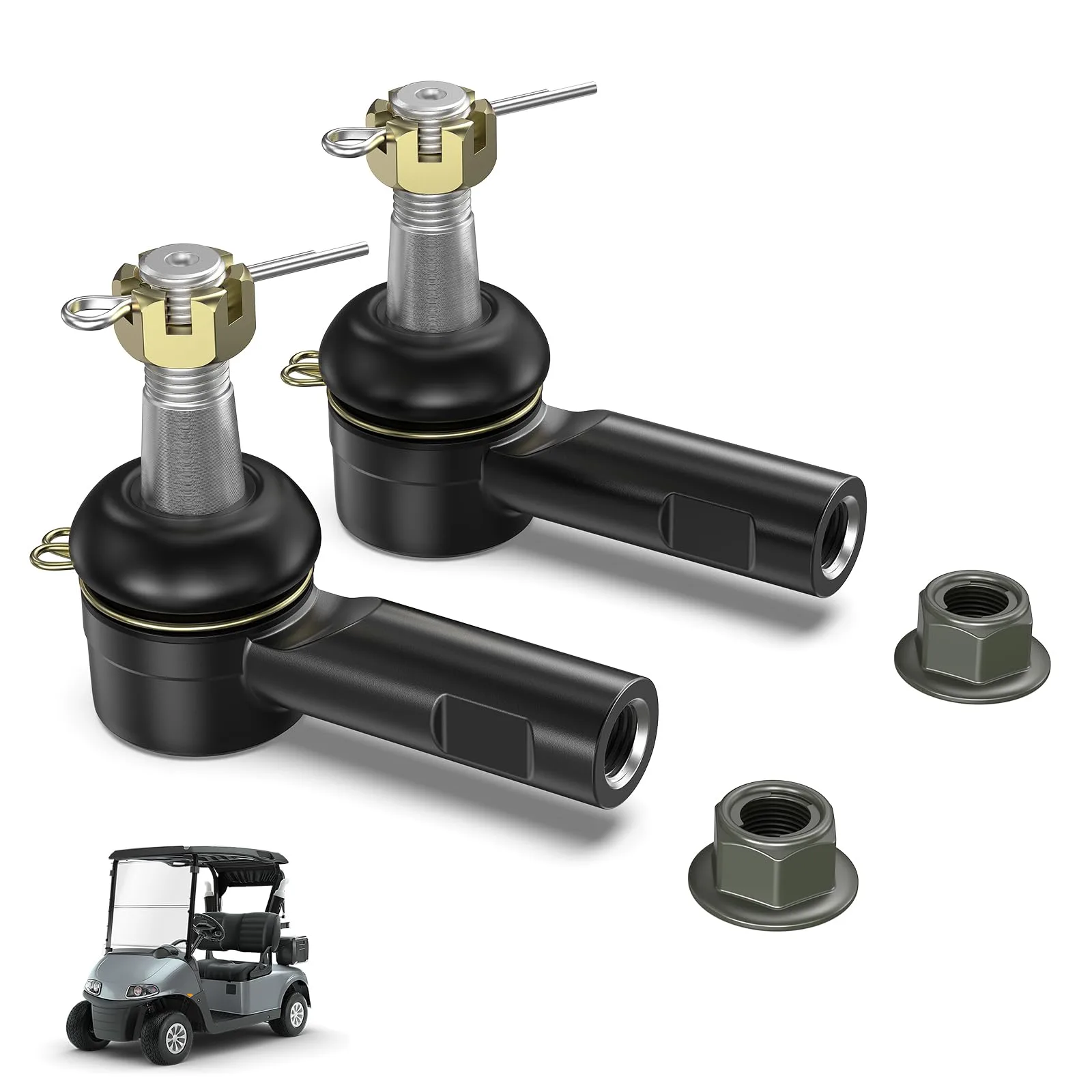 Panglong Tie Rod Ends for E-Z-GO RXV, OEM 604614