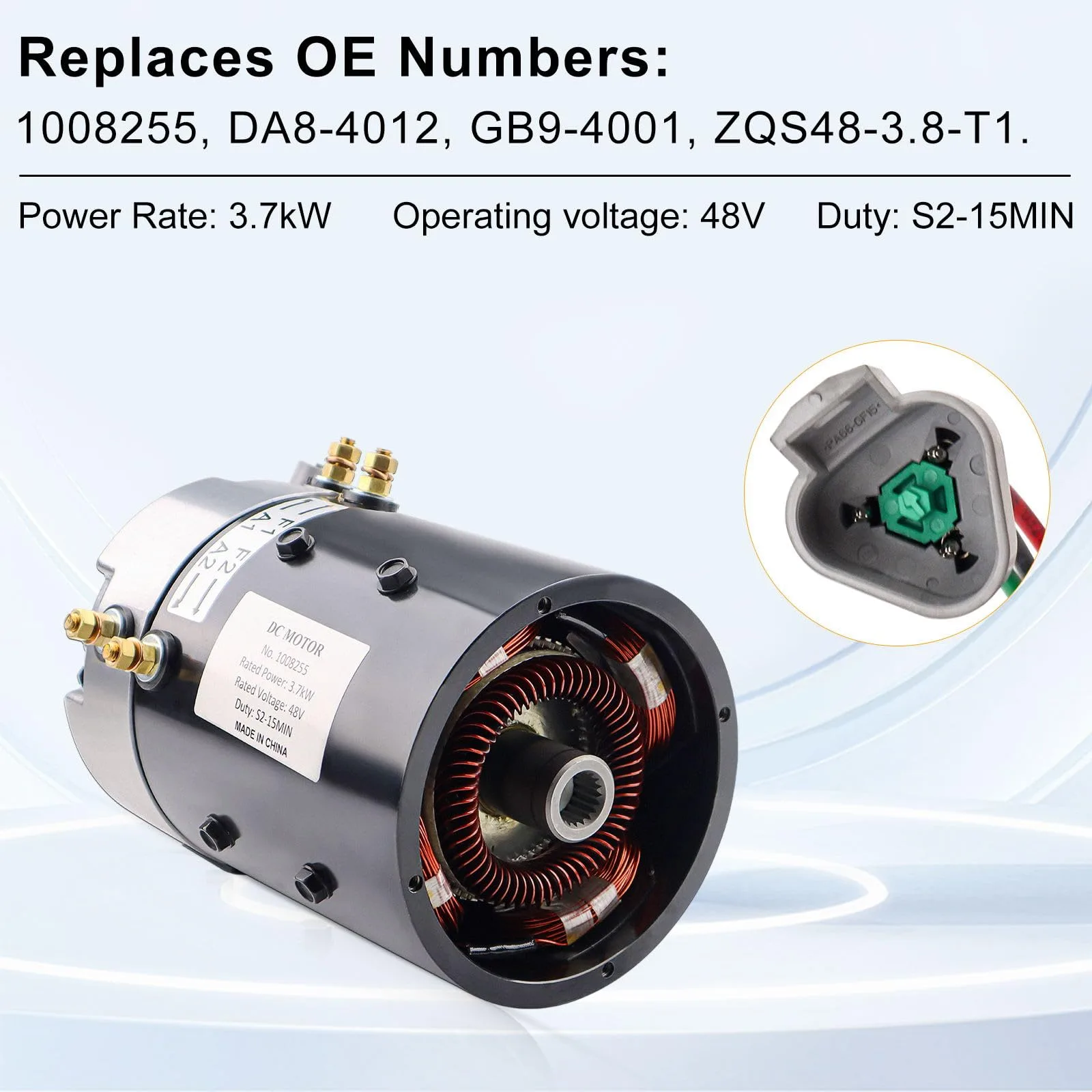 IgniSpark 1008255 Motor for Tomberlin Emerge 48V image 2